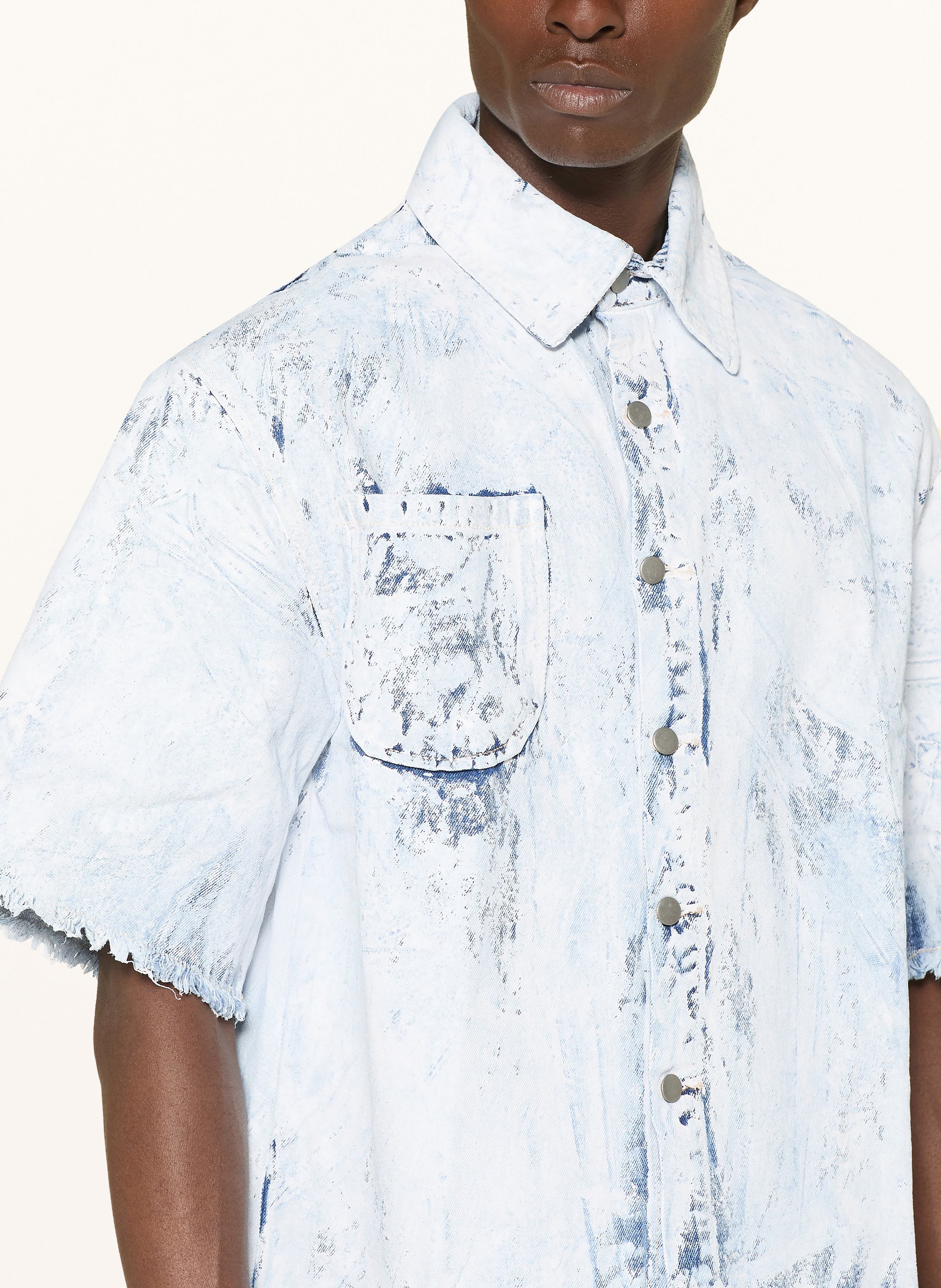 Thumbnail - Atelier D’Roupa Jeans-Overshirt Survivor grau