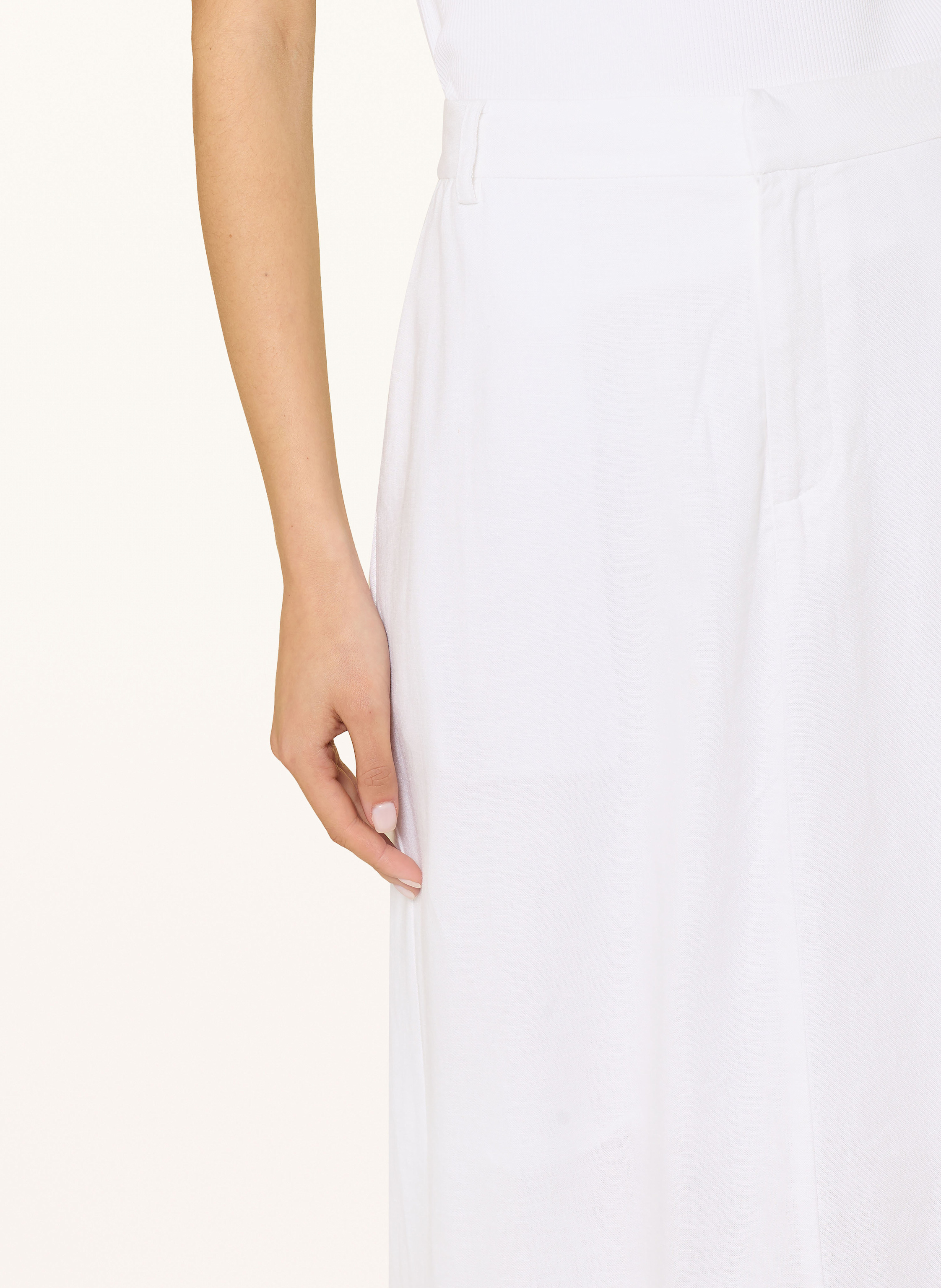 Thumbnail - Gestuz Rock Mit Leinen weiss