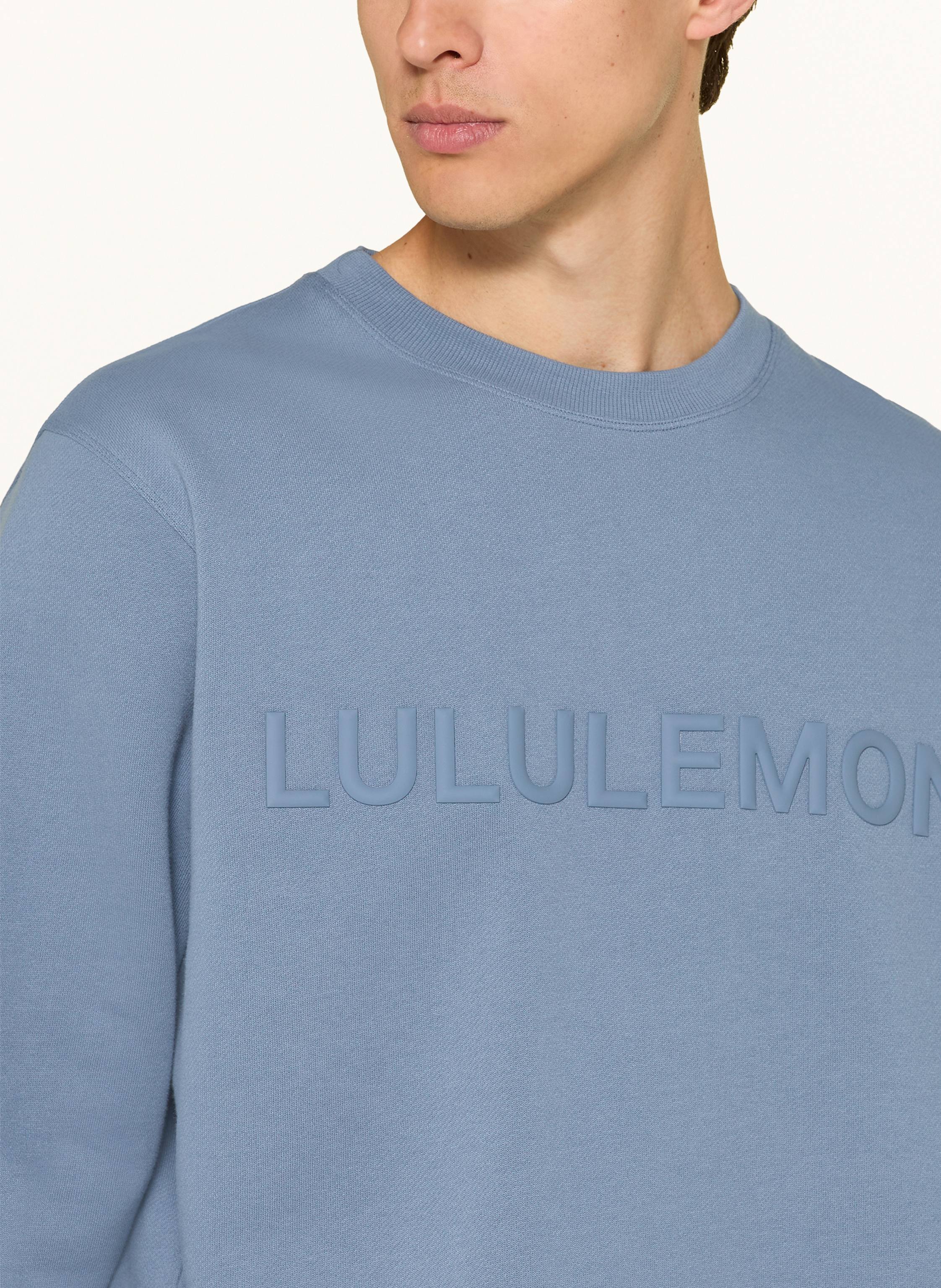 Thumbnail - Lululemon Sweatshirt Steady State Crew Graphic blau