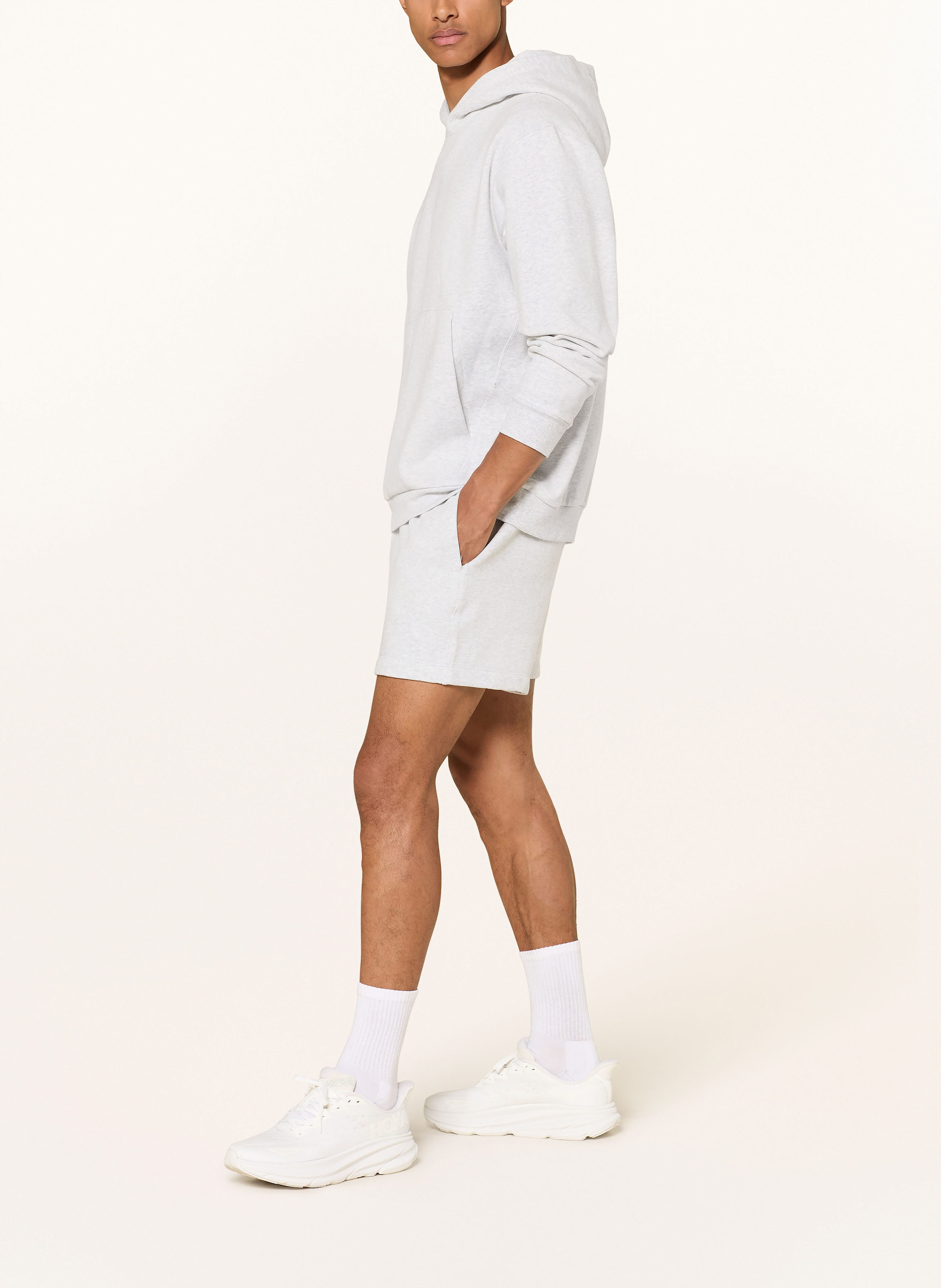 Thumbnail - Lululemon Sweatshorts Steady State 5in grau