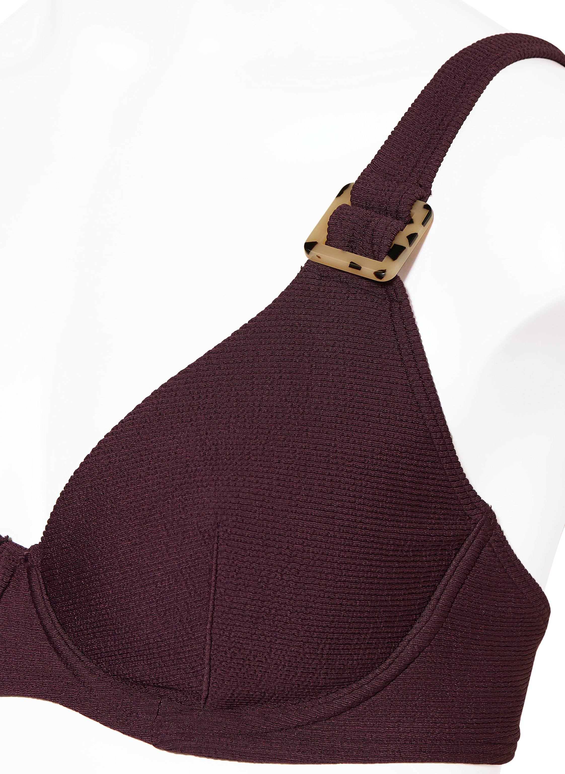 Thumbnail - Cyell Bügel-Bikini-Top Wavy Brown braun