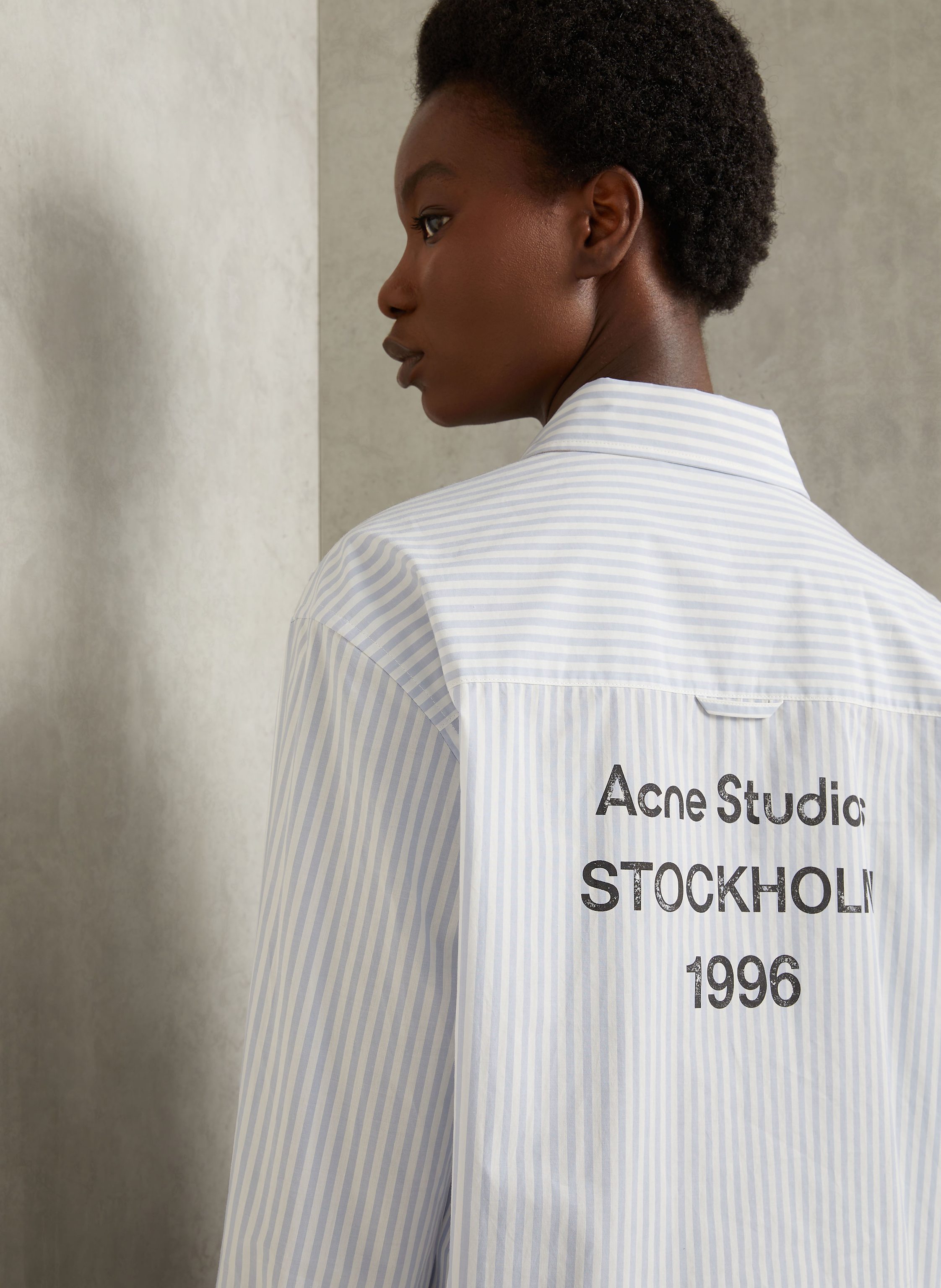 Thumbnail - Acne Studios Hemdbluse blau