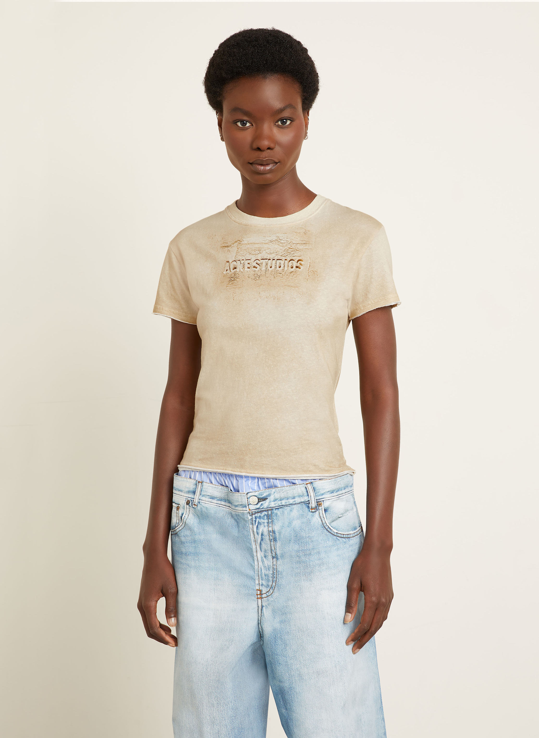 Thumbnail - Acne Studios T-Shirt beige