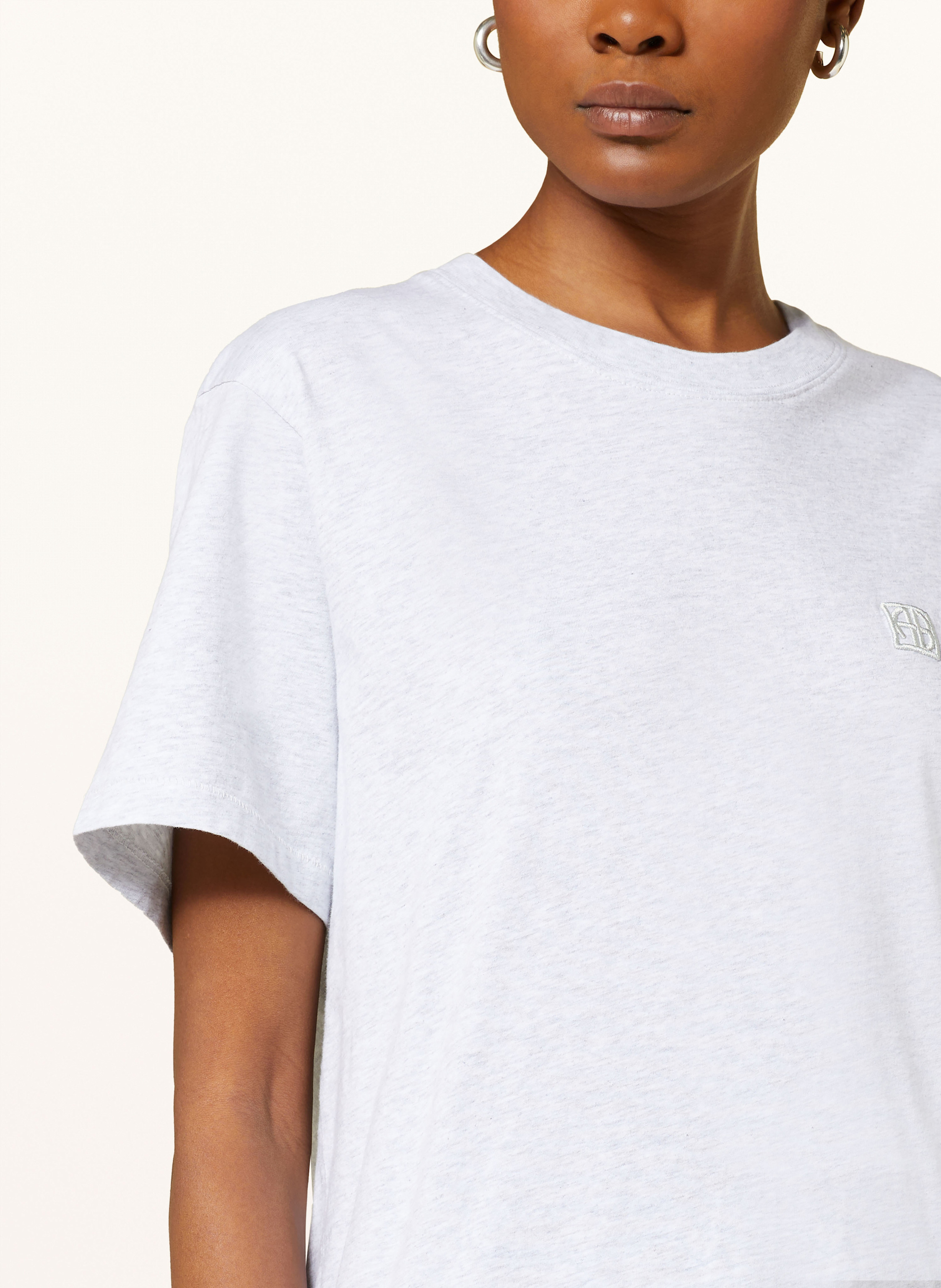 Thumbnail - Anine Bing T-Shirt Monogram grau
