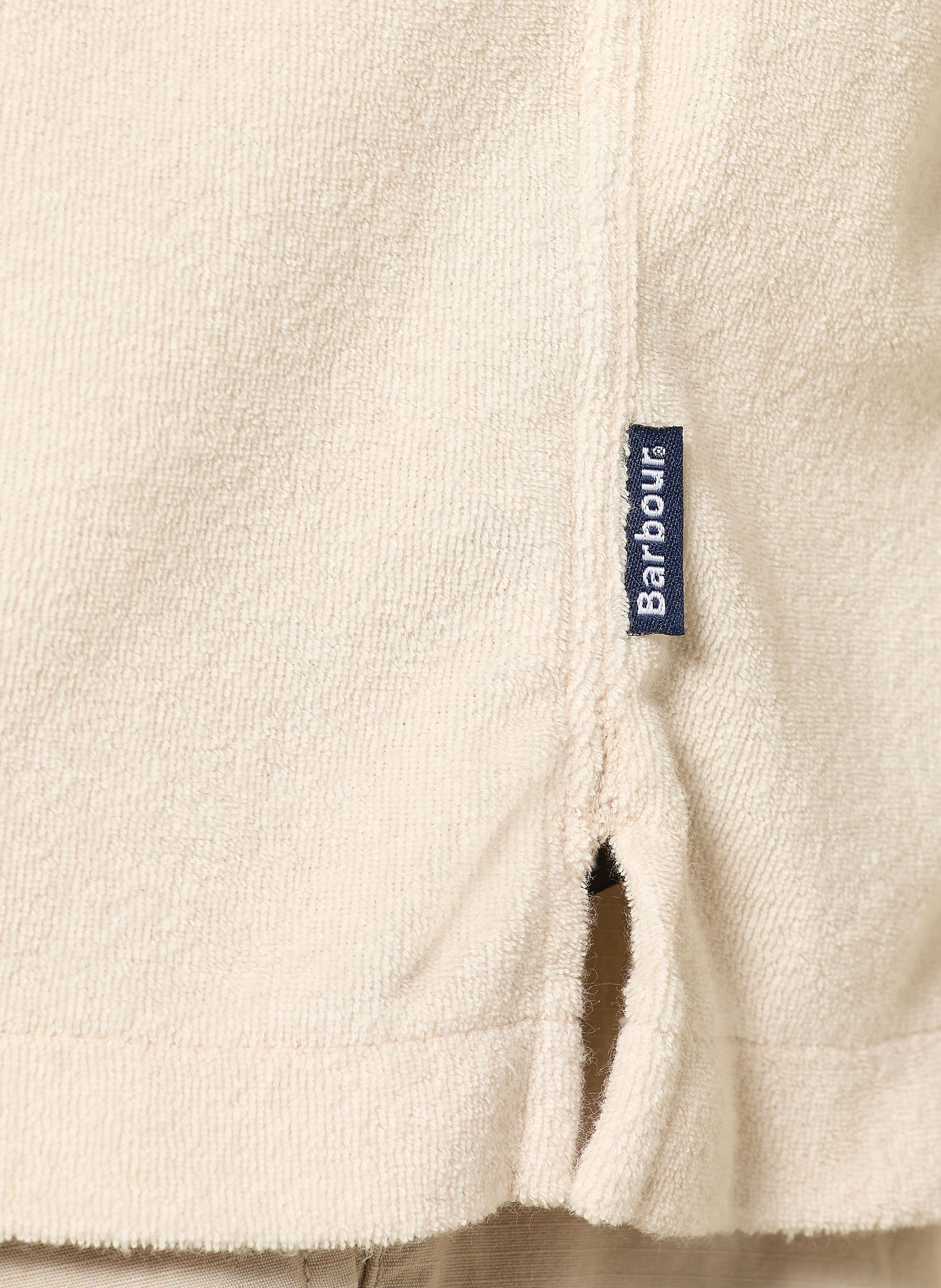 Thumbnail - Barbour Resorthemd Rothbury Regular Fit Aus Frottee weiss