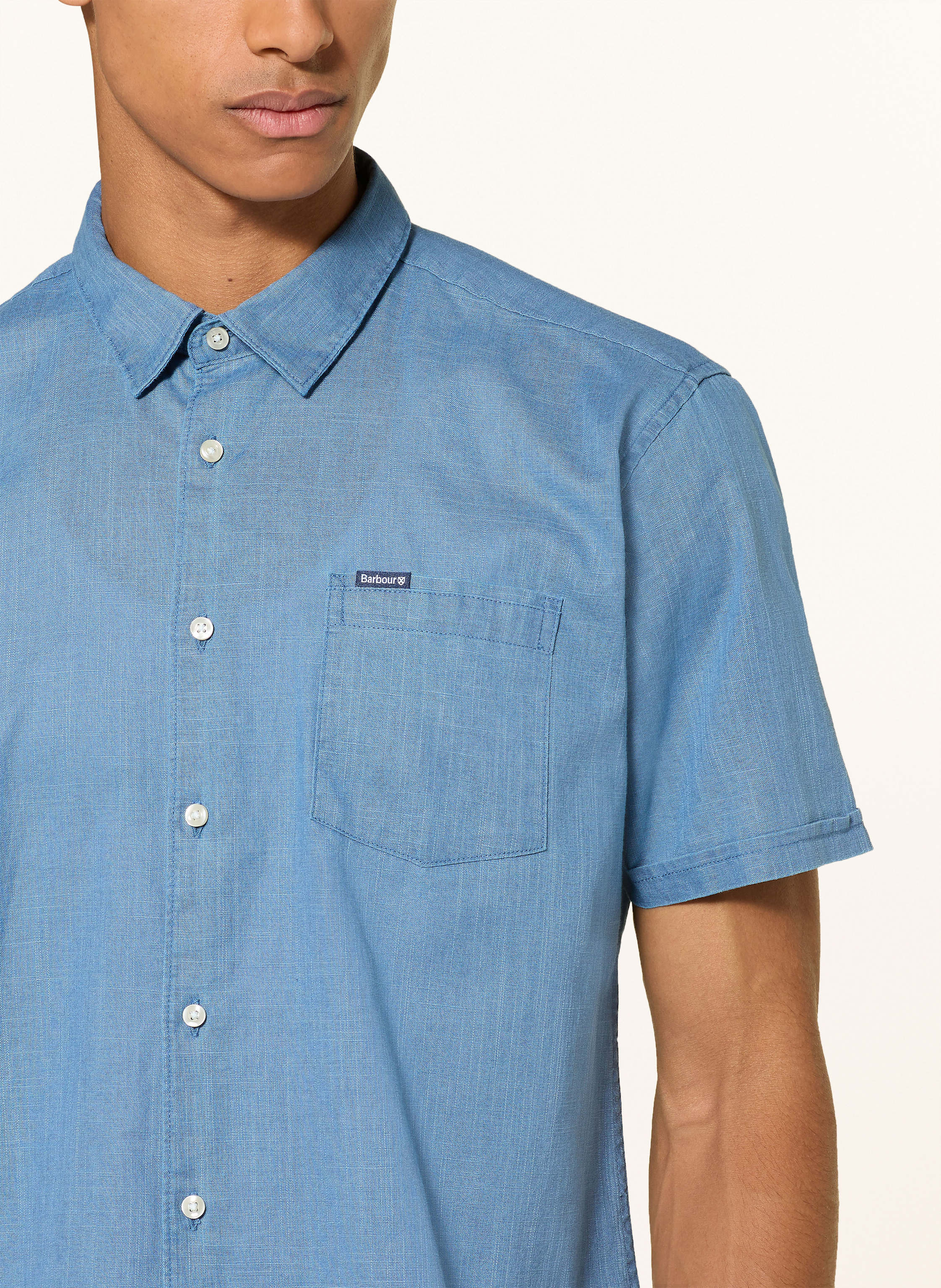 Thumbnail - Barbour Kurzarm-Hemd Regular Fit blau