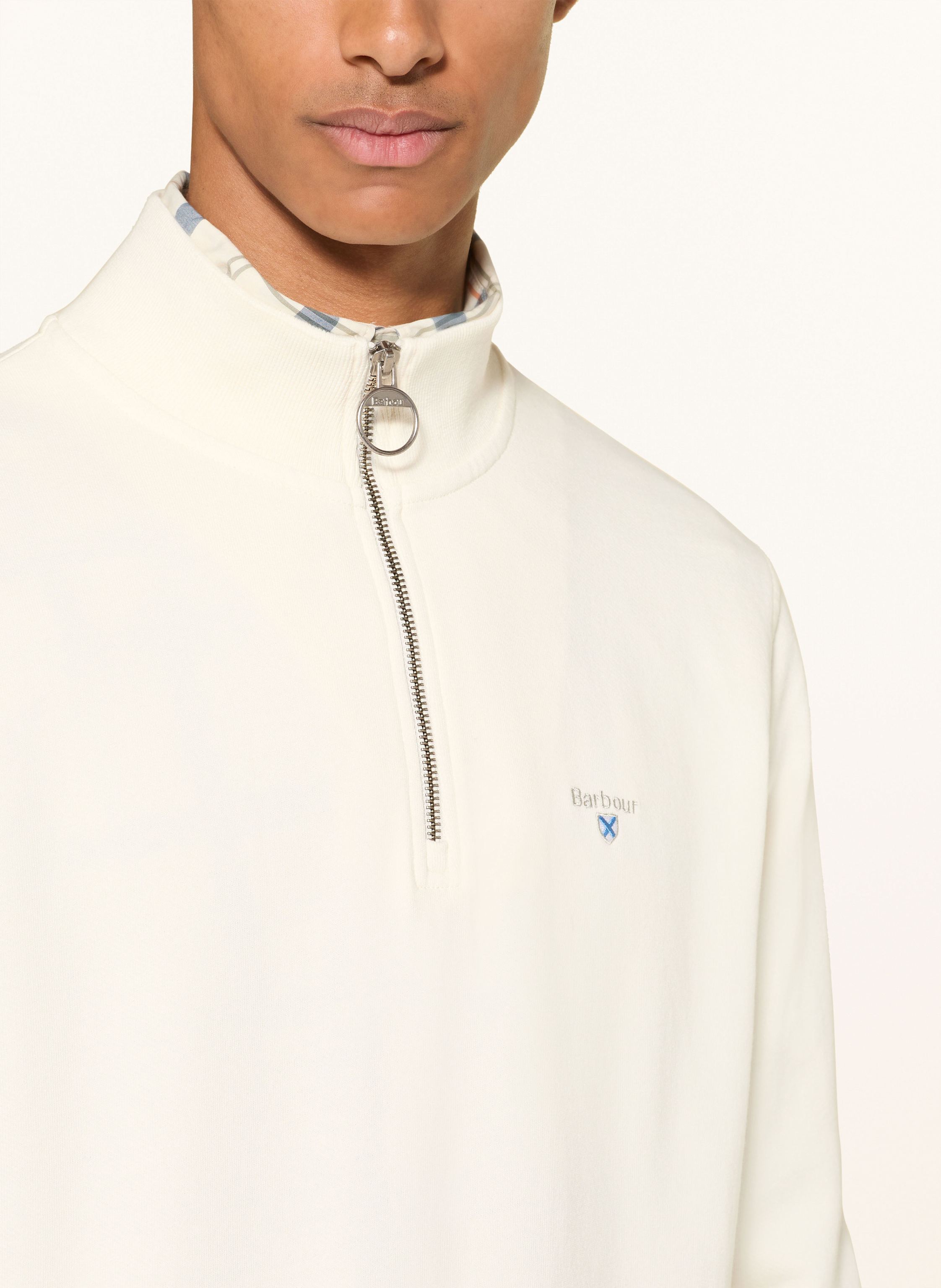 Thumbnail - Barbour Sweat-Troyer Rosford weiss