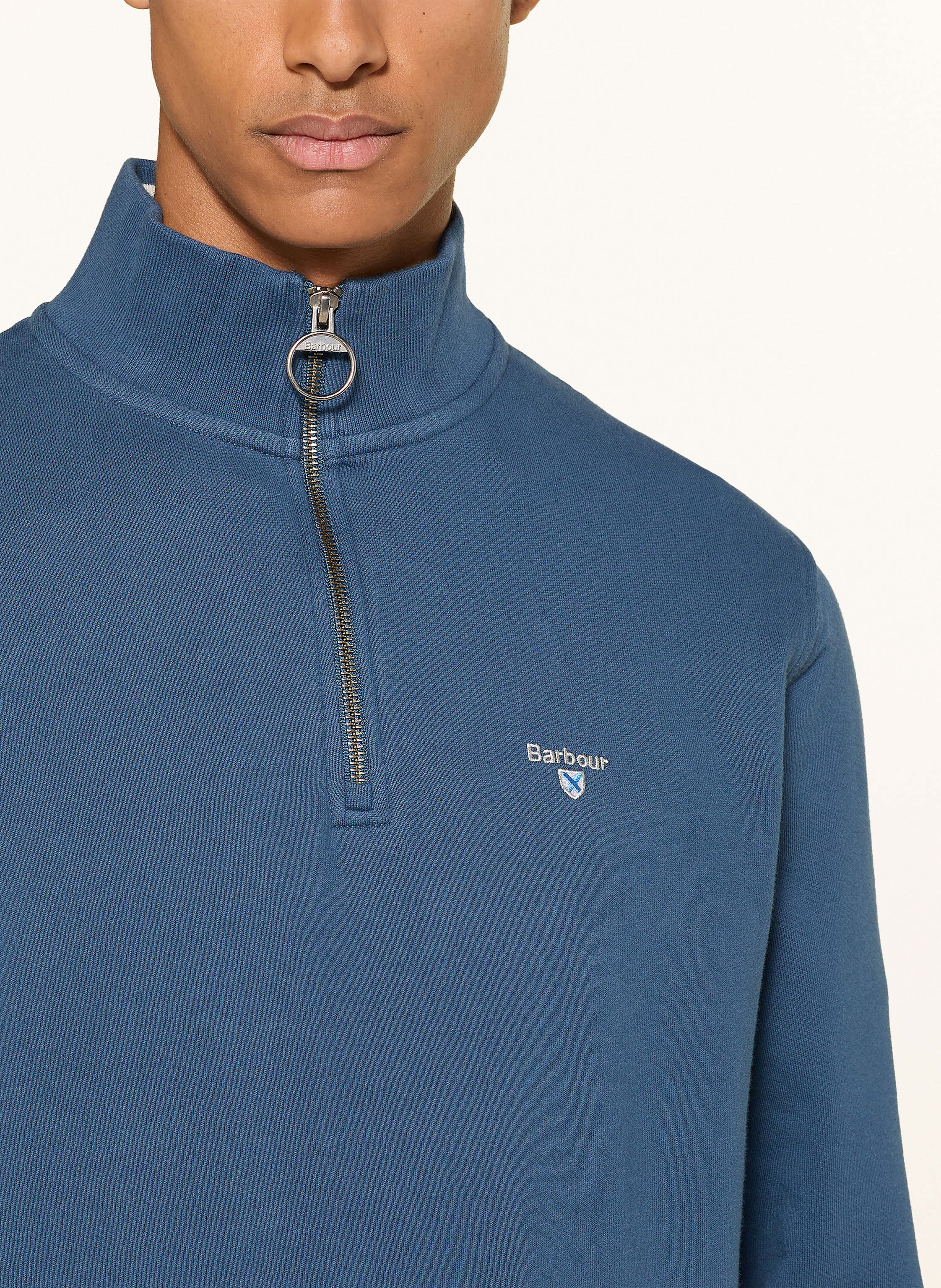 Thumbnail - Barbour Sweat-Troyer Rosford blau