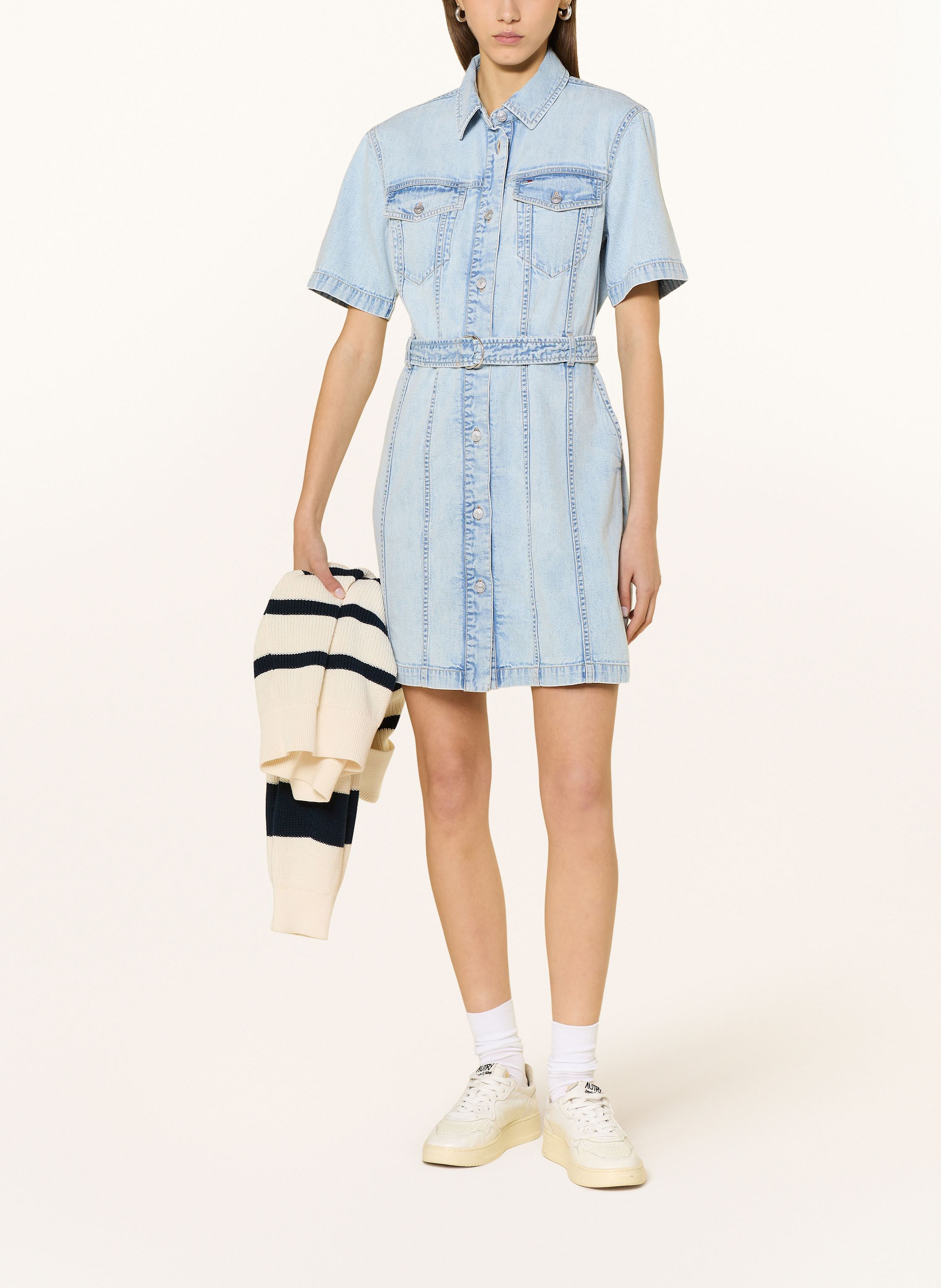 Thumbnail - Tommy Jeans Jeanskleid blau