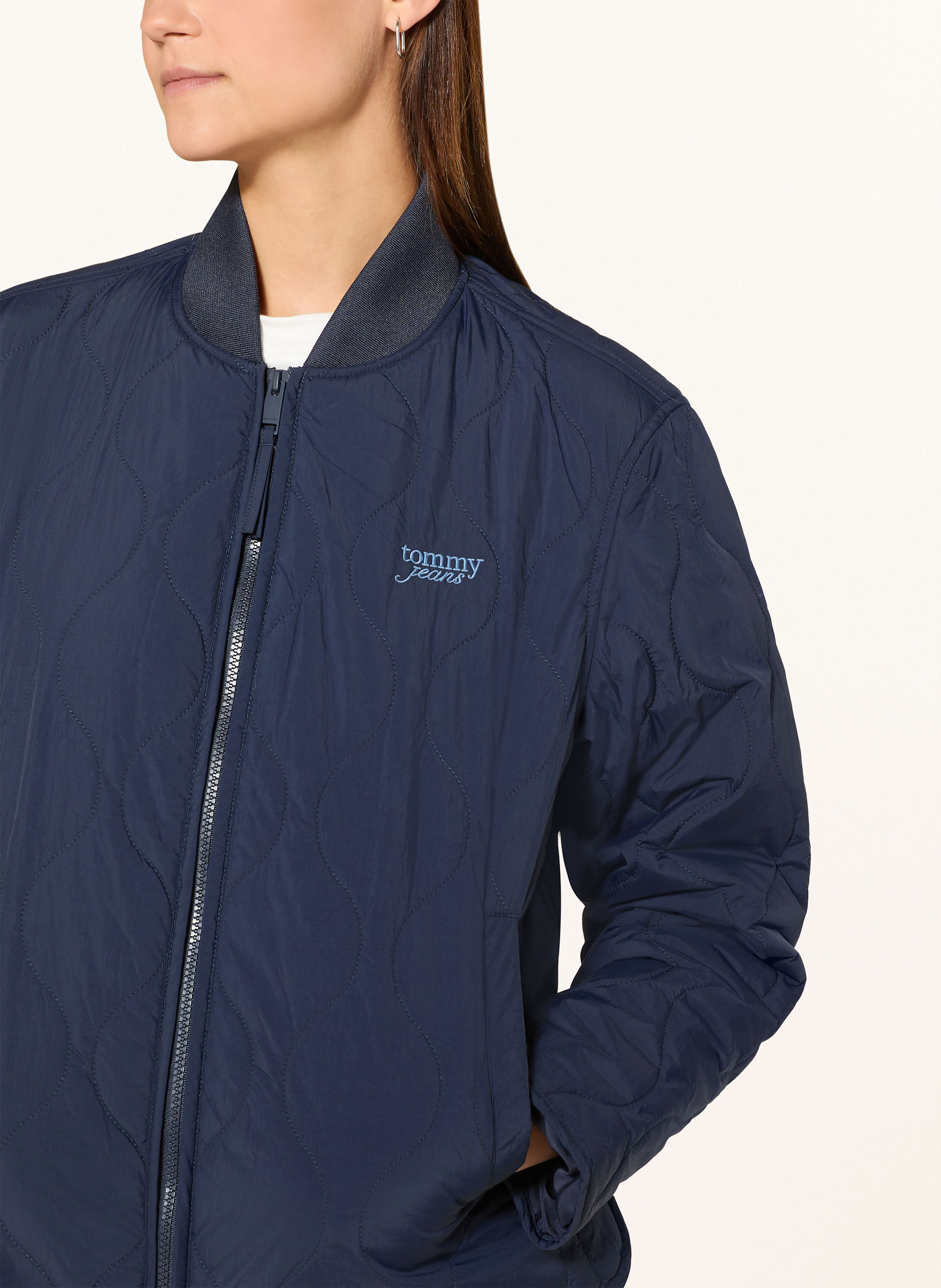 Thumbnail - Tommy Jeans Steppjacke blau
