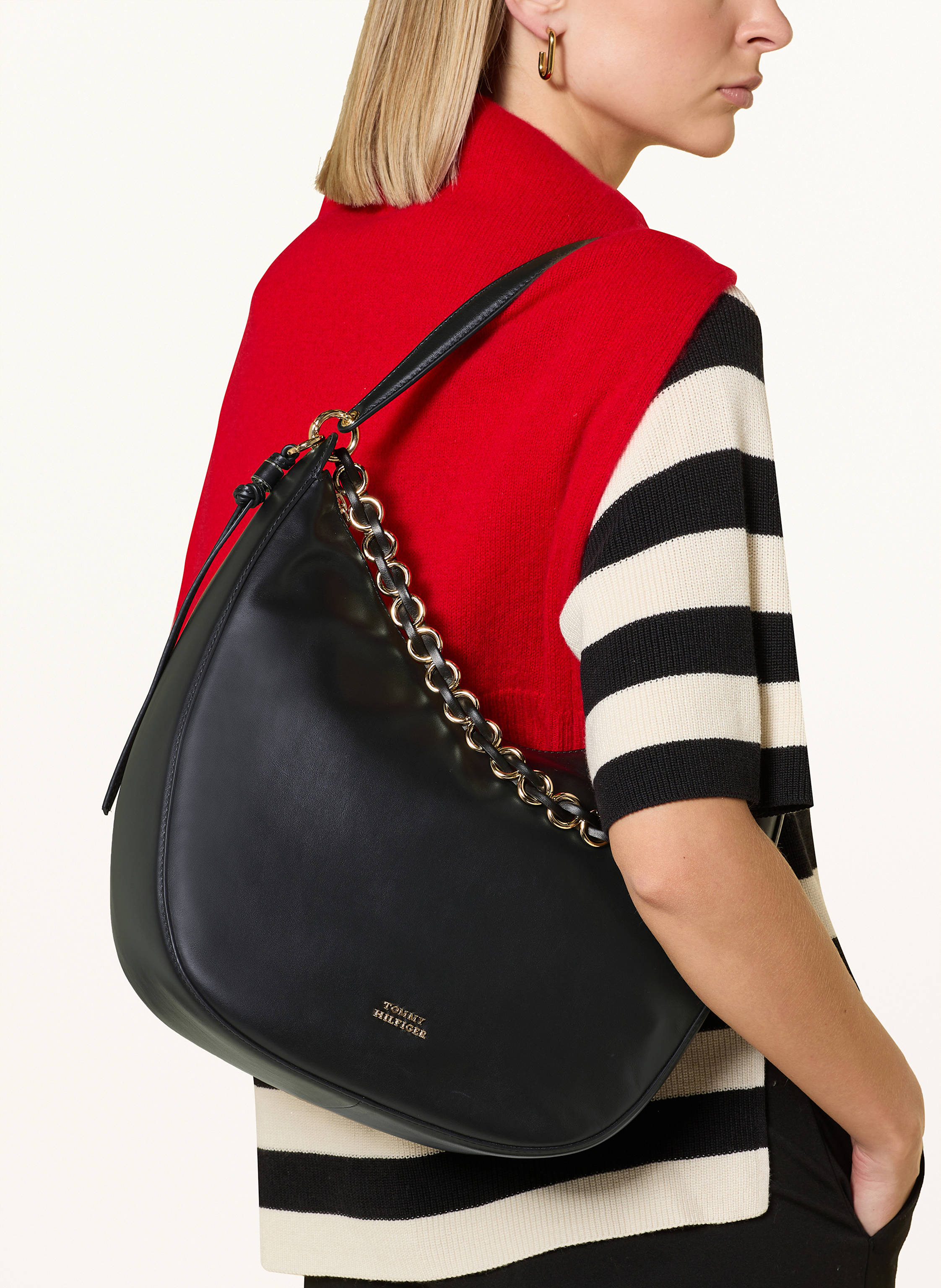 Thumbnail - Tommy Hilfiger Beuteltasche schwarz