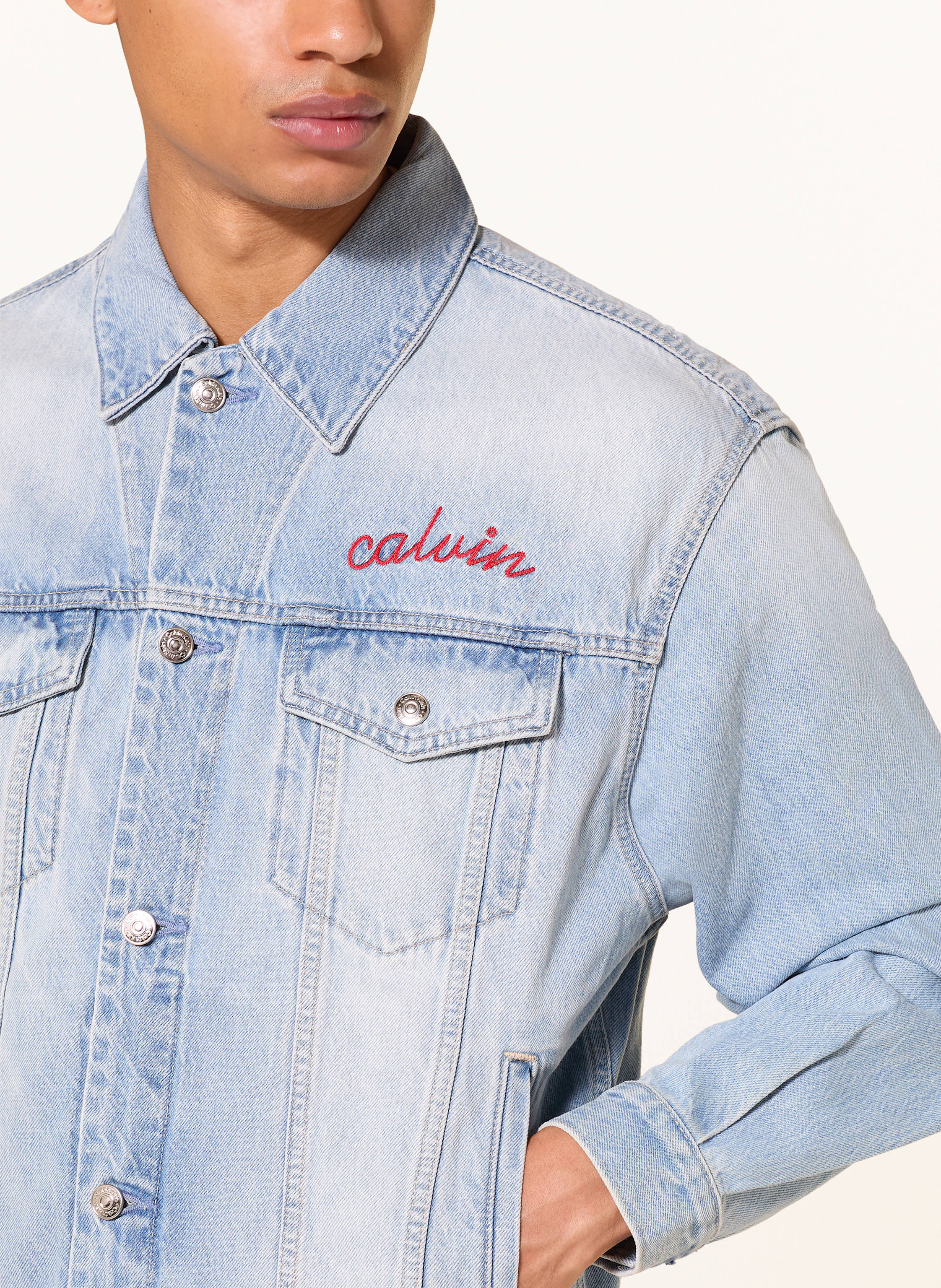 Thumbnail - Calvin Klein Jeans Jeansjacke blau