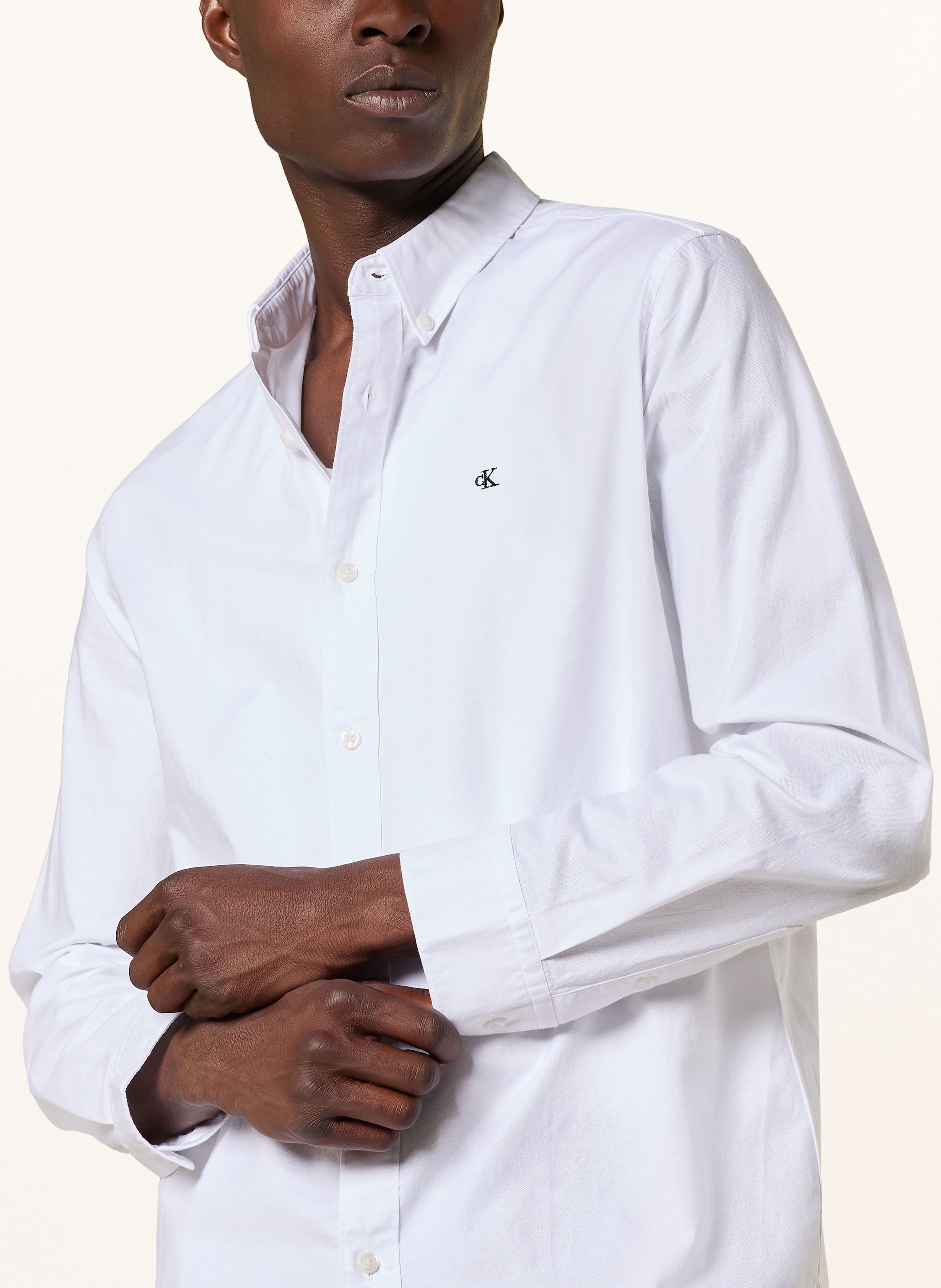 Thumbnail - Calvin Klein Jeans Oxfordhemd Classic Fit weiss