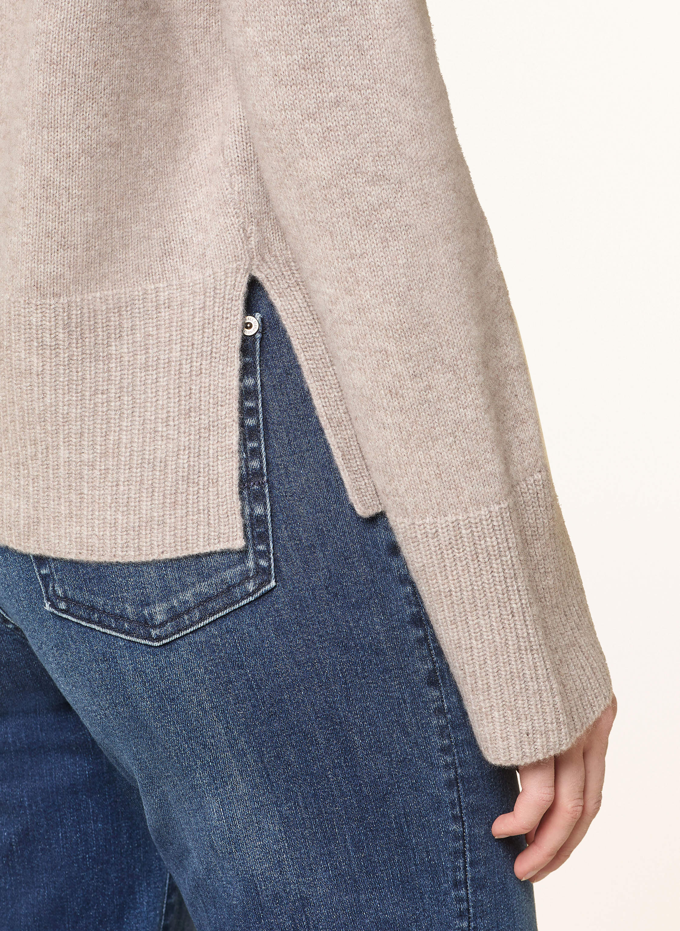 Thumbnail - Darling Harbour Pullover Mit Cashmere beige