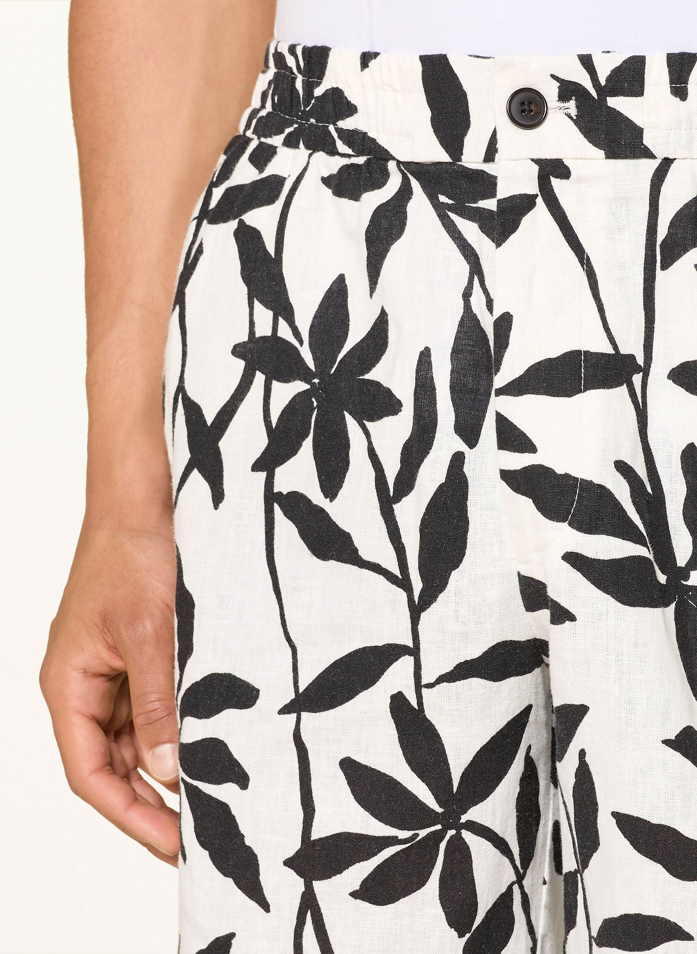 Thumbnail - Calvin Klein Shorts Mit Leinen schwarz