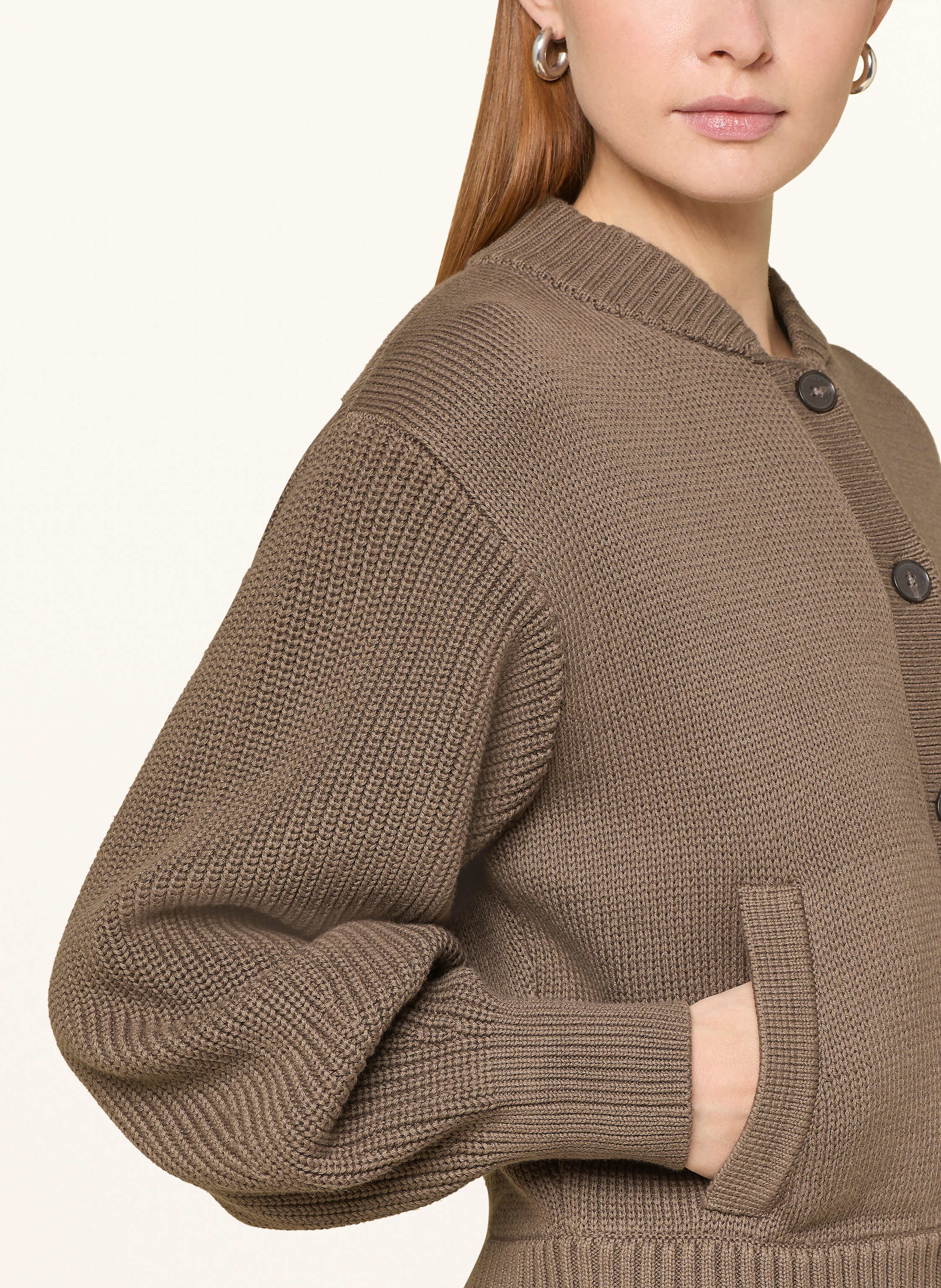 Thumbnail - Tommy Hilfiger Strickjacke braun