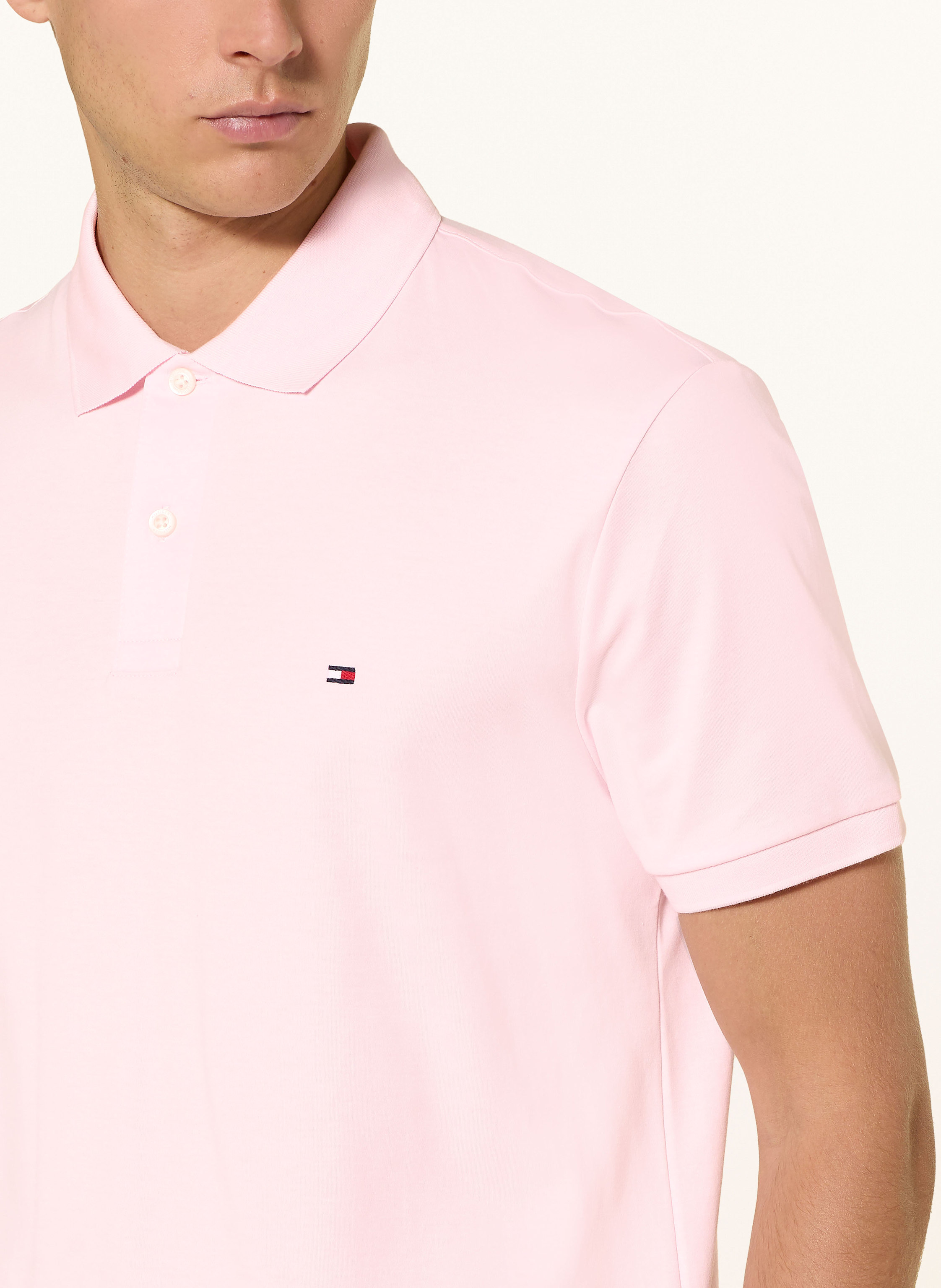 Thumbnail - Tommy Hilfiger Jersey-Poloshirt Regular Fit rosa