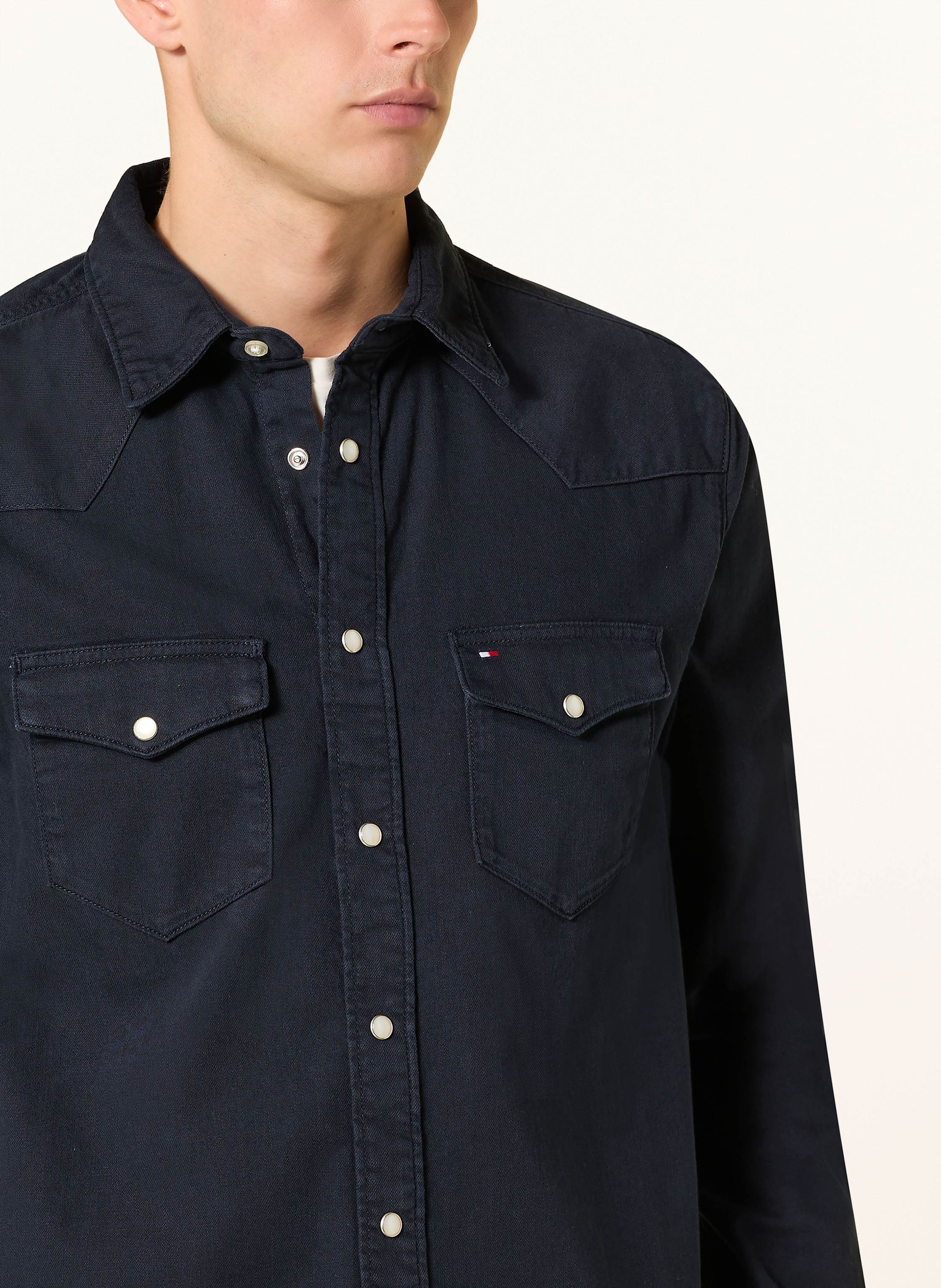 Thumbnail - Tommy Hilfiger Jeans-Overshirt blau