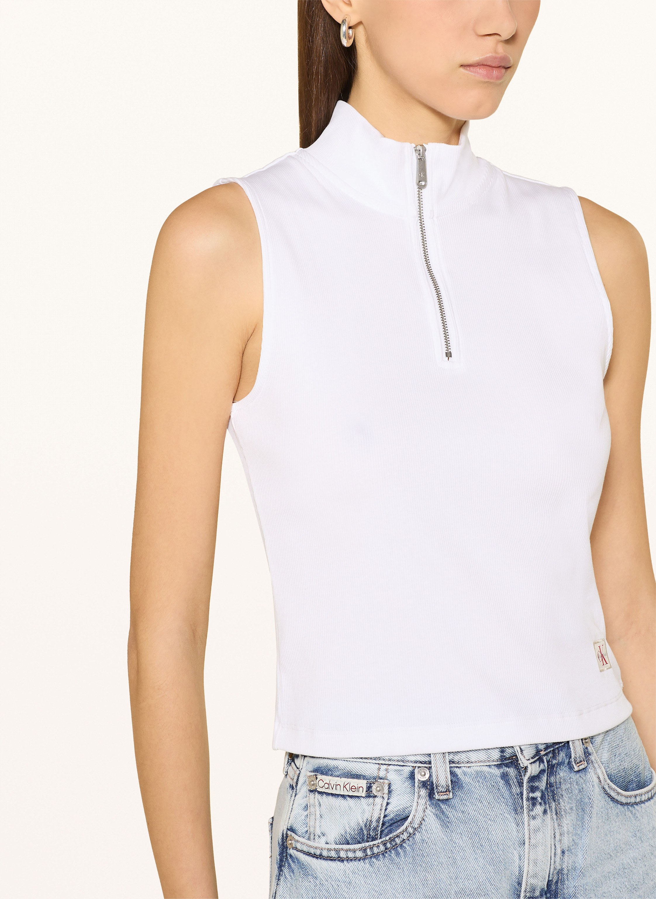 Thumbnail - Calvin Klein Jeans Top weiss
