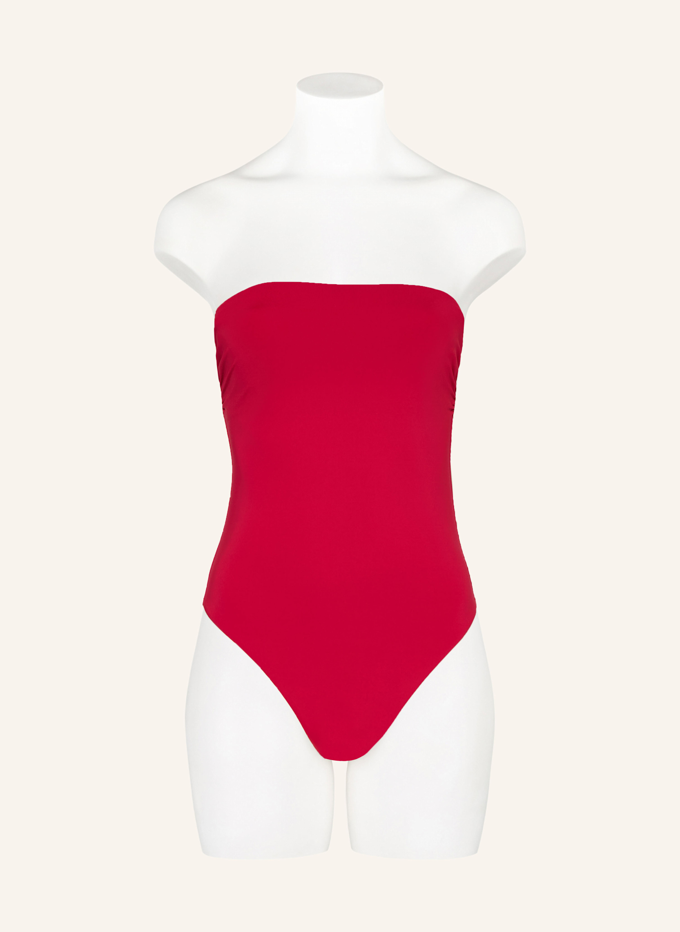 Thumbnail - Calvin Klein Bandeau-Badeanzug rot