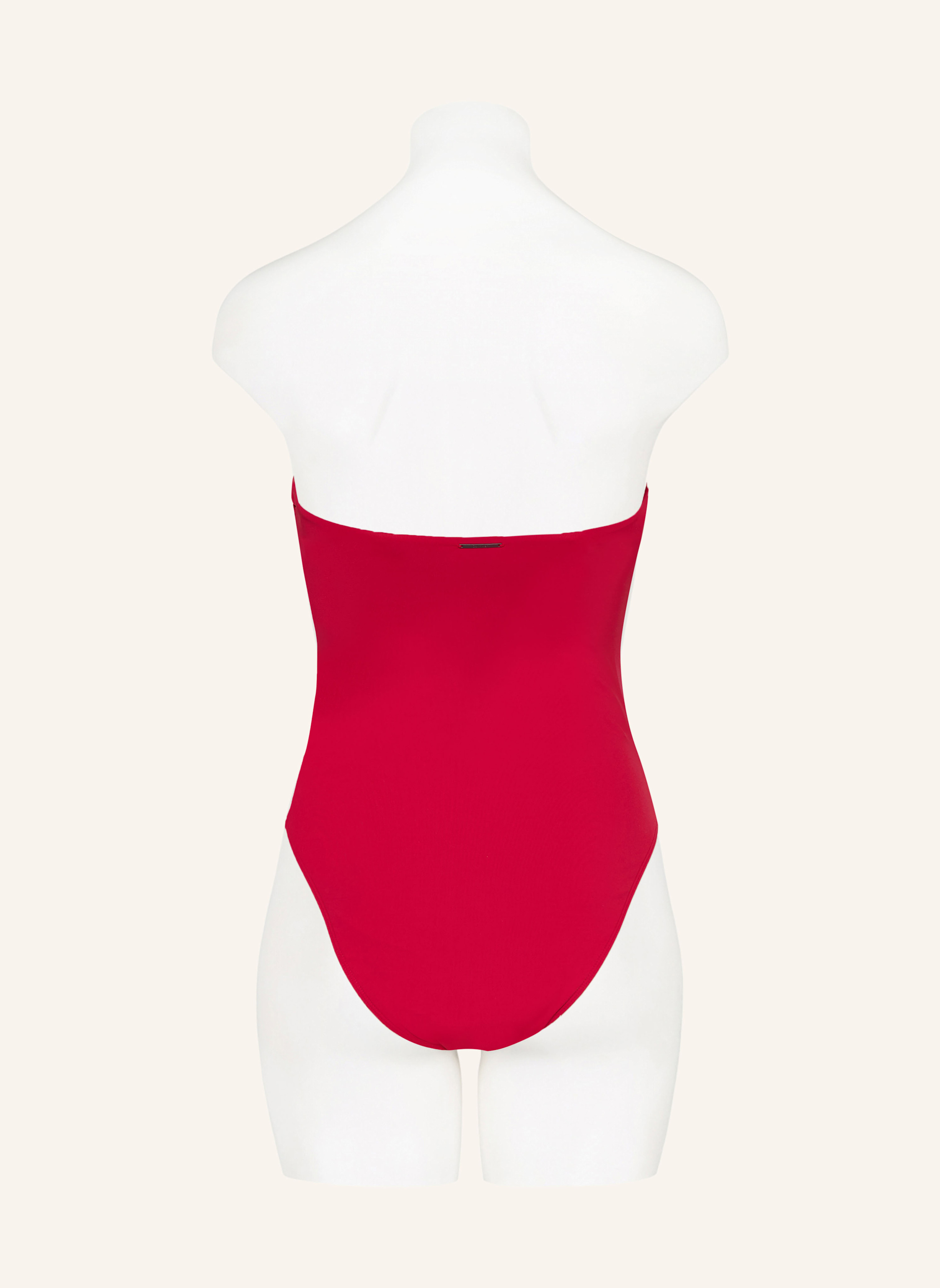 Thumbnail - Calvin Klein Bandeau-Badeanzug rot