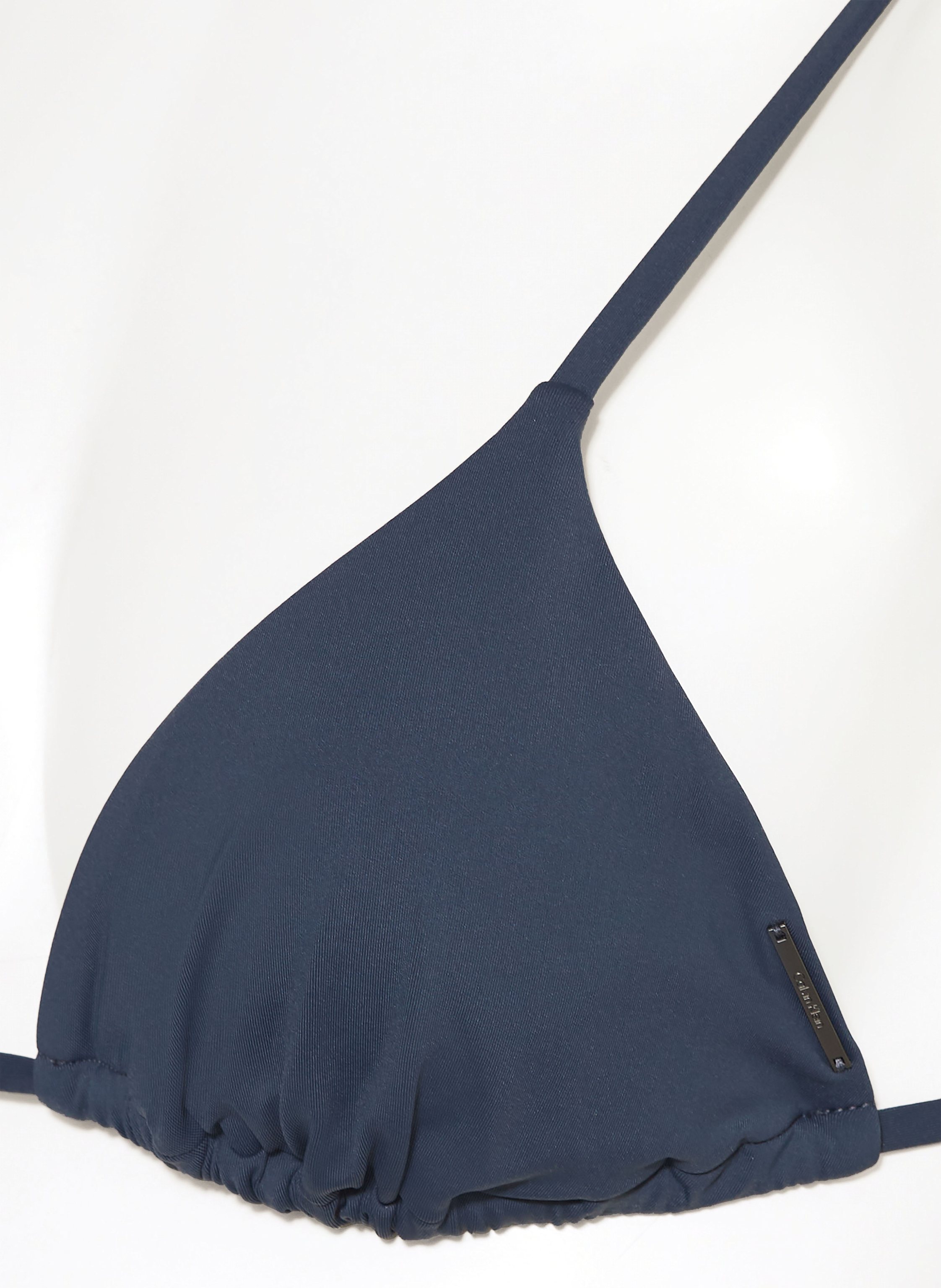 Thumbnail - Calvin Klein Triangel-Bikini-Top grau