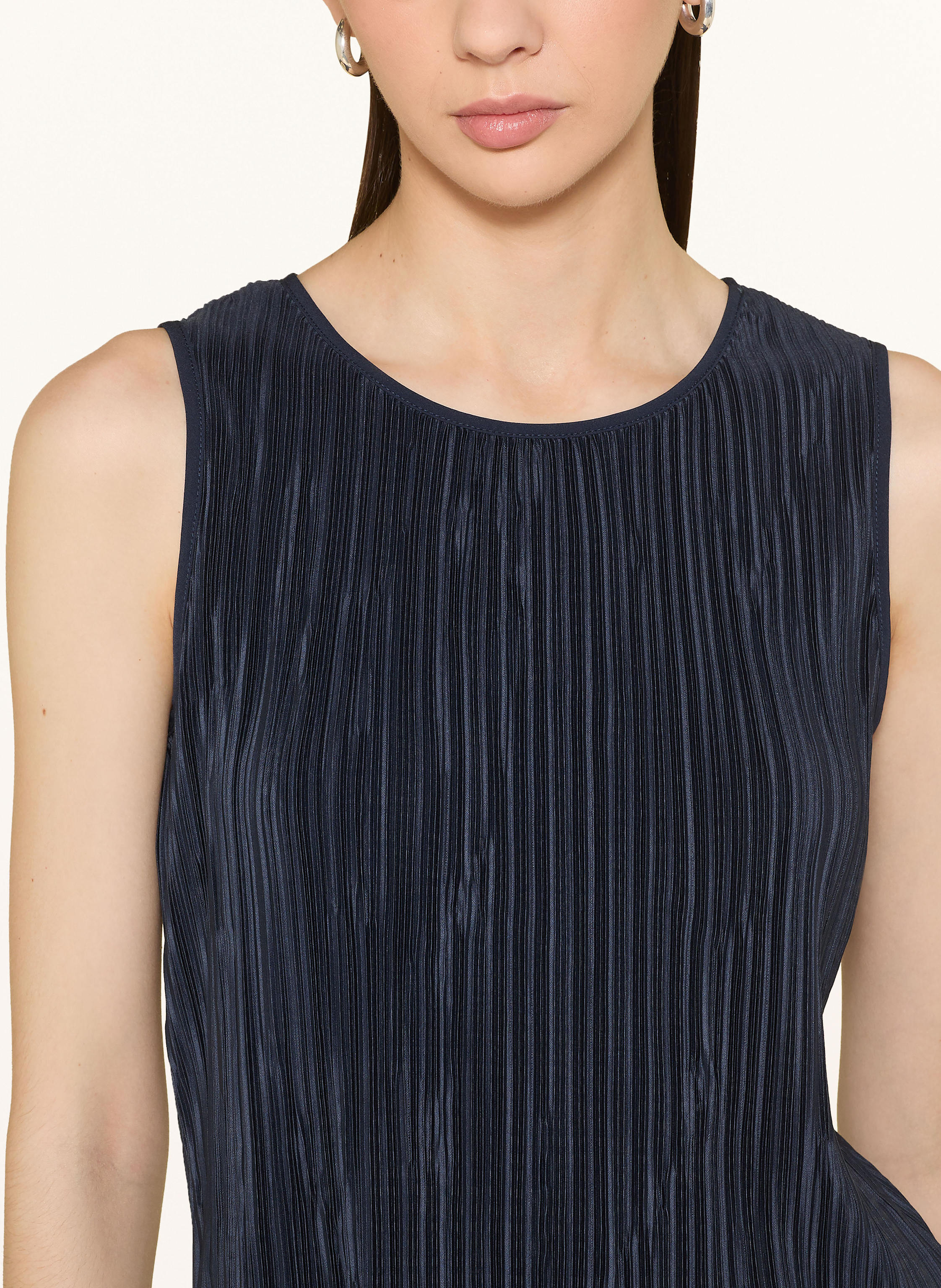 Thumbnail - Calvin Klein Plisseetop blau