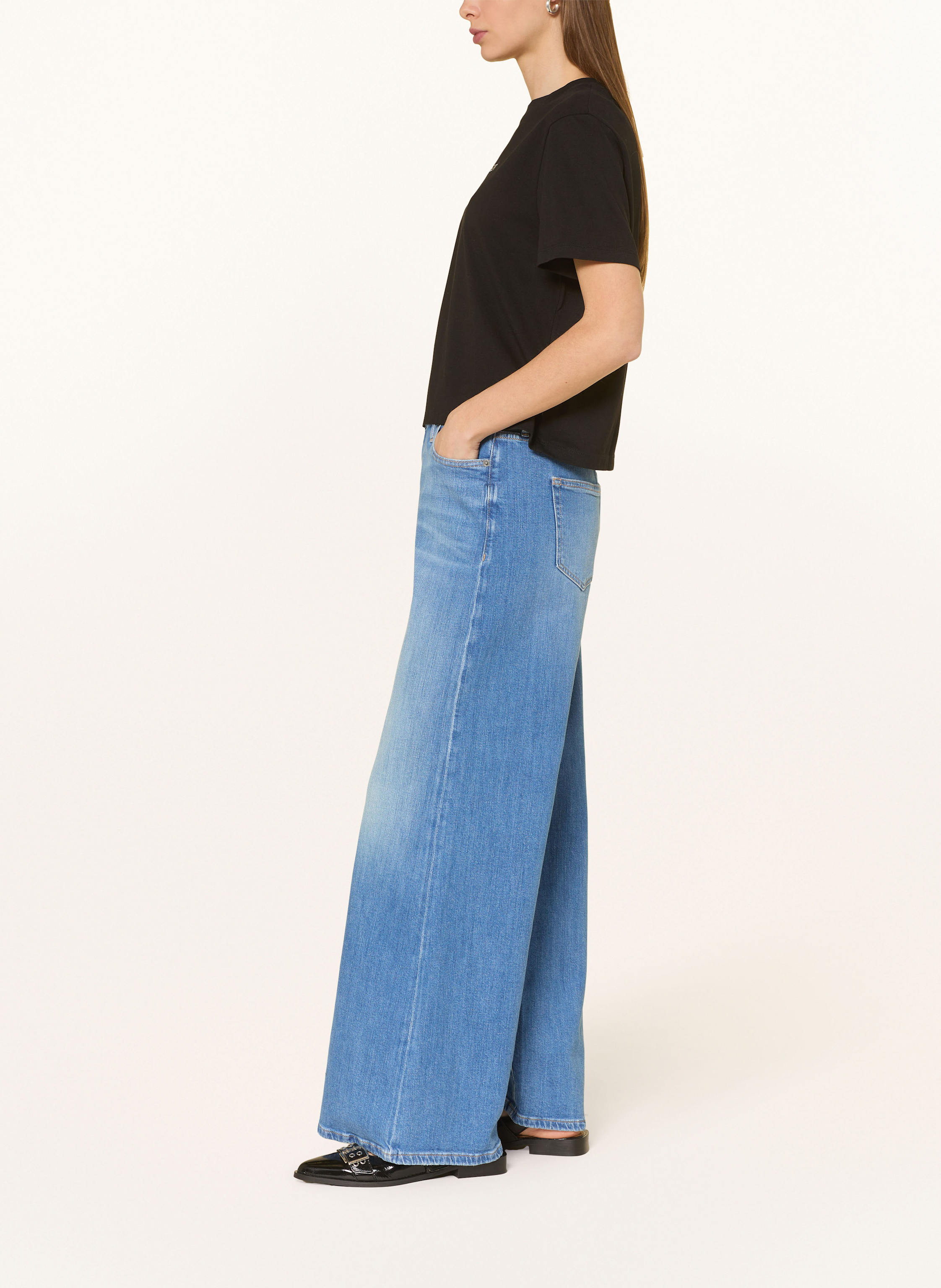 Thumbnail - Guess Jeans Wide Leg Jeans g13 blau