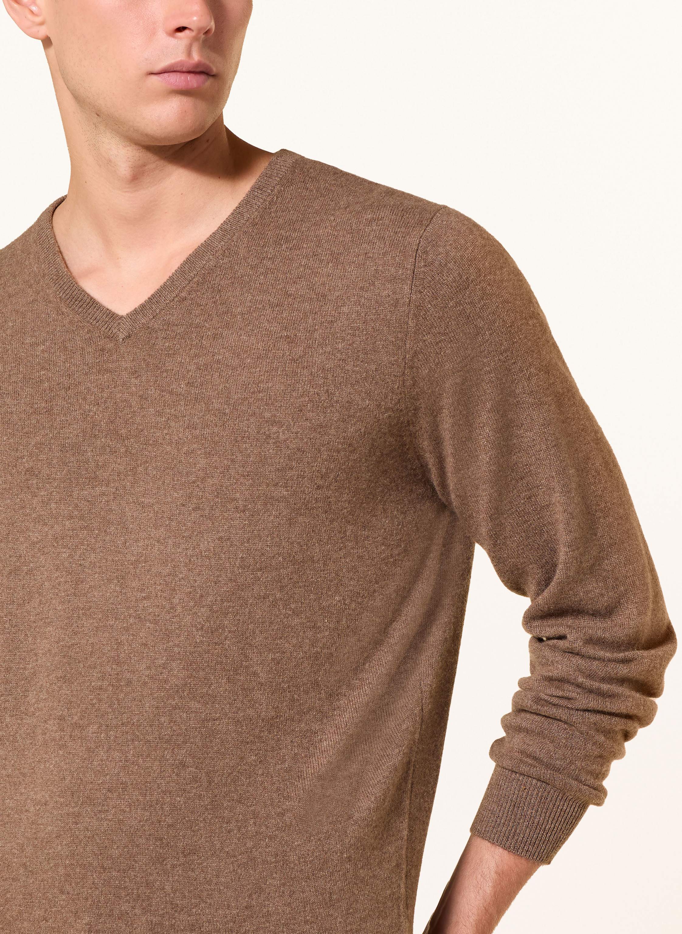 Thumbnail - Strokesman's Cashmere-Pullover beige