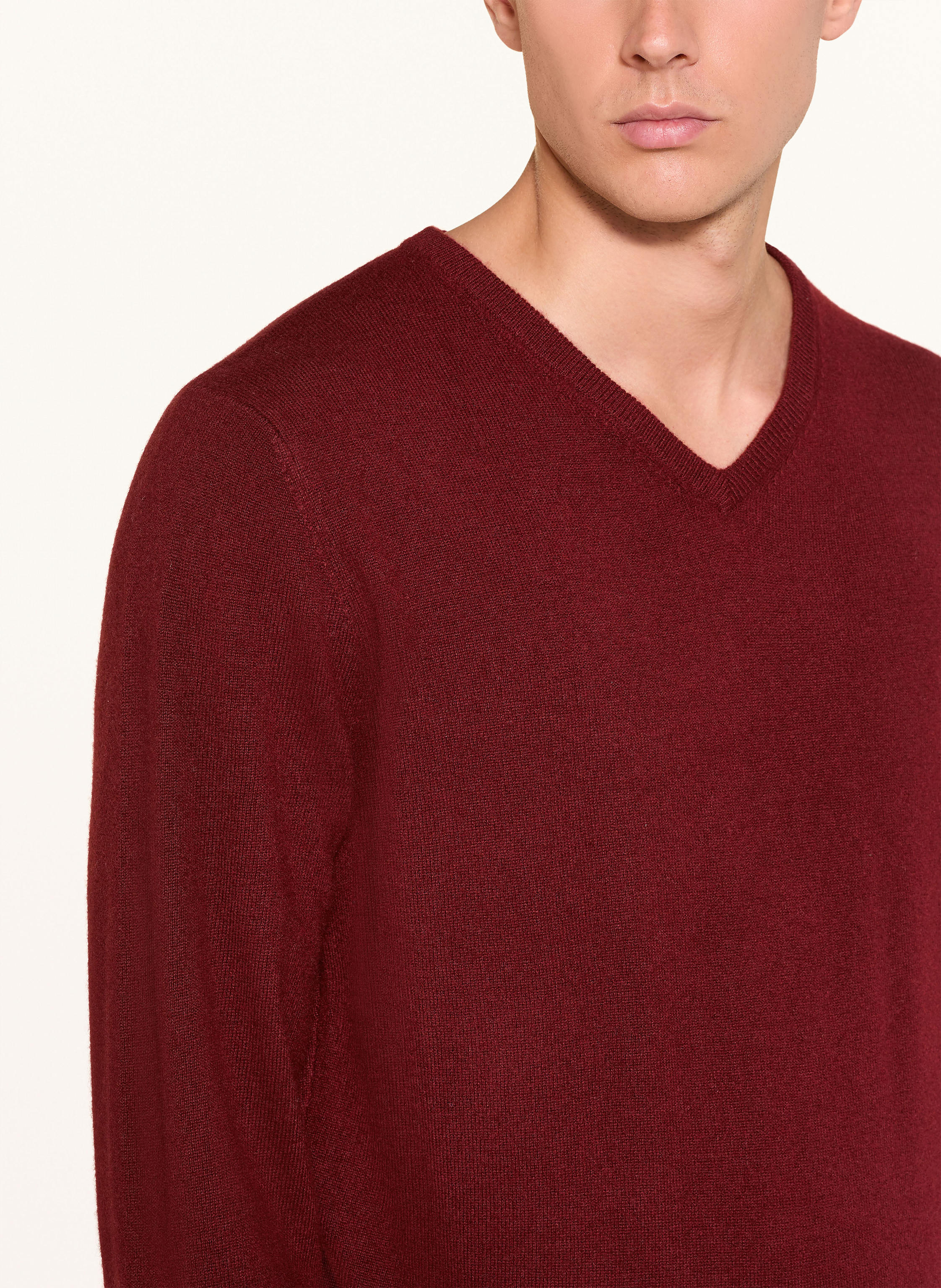 Thumbnail - Strokesman's Cashmere-Pullover rot