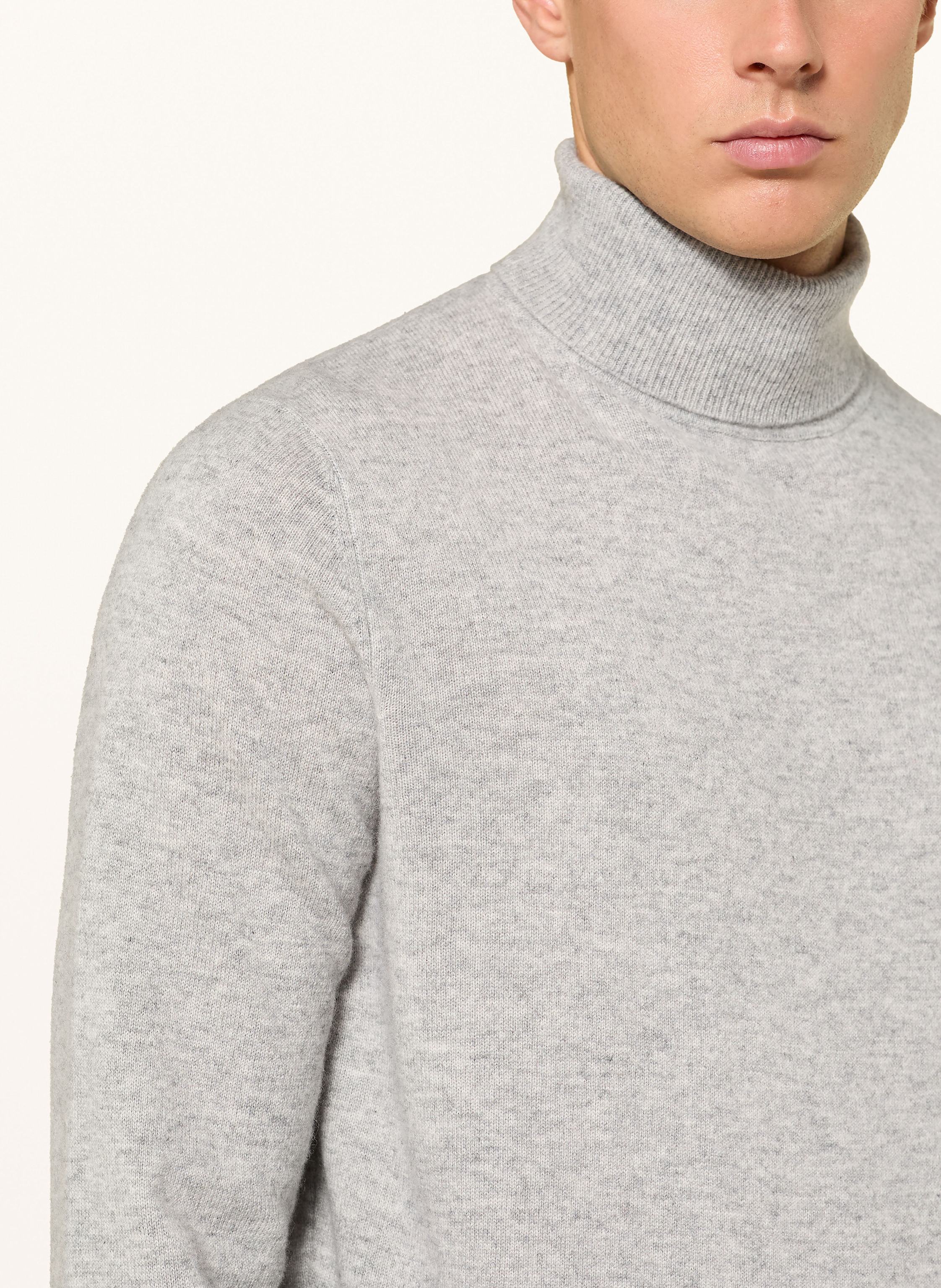 Thumbnail - Strokesman's Rollkragenpullover Aus Cashmere grau