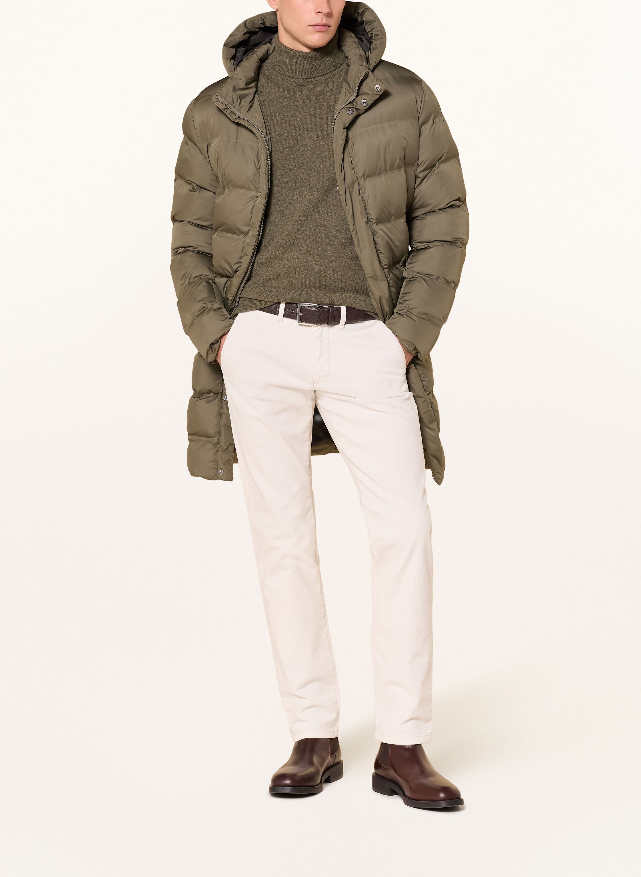 Thumbnail - Strokesman's Rollkragenpullover Aus Cashmere gruen