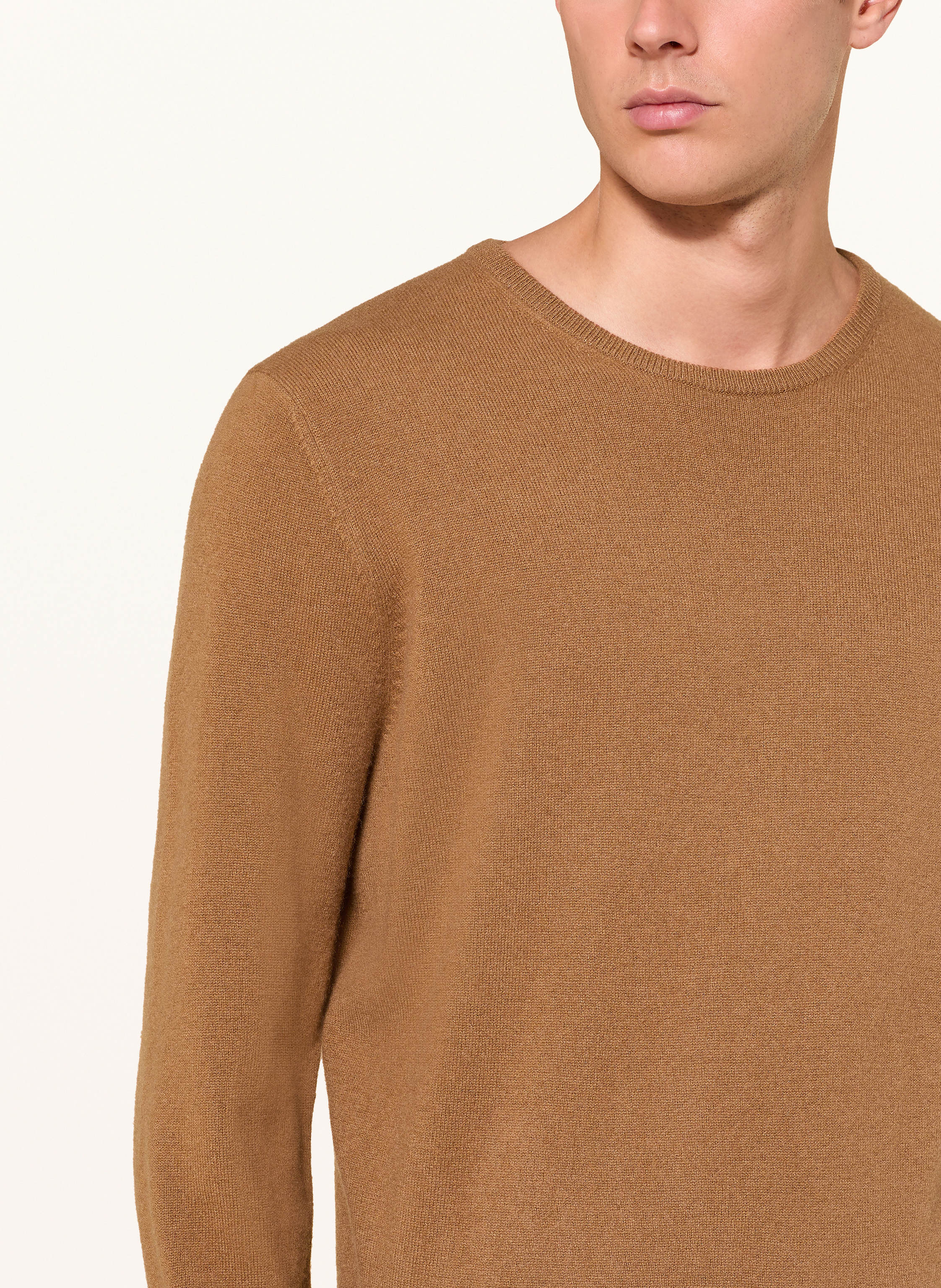 Thumbnail - Strokesman's Cashmere-Pullover braun