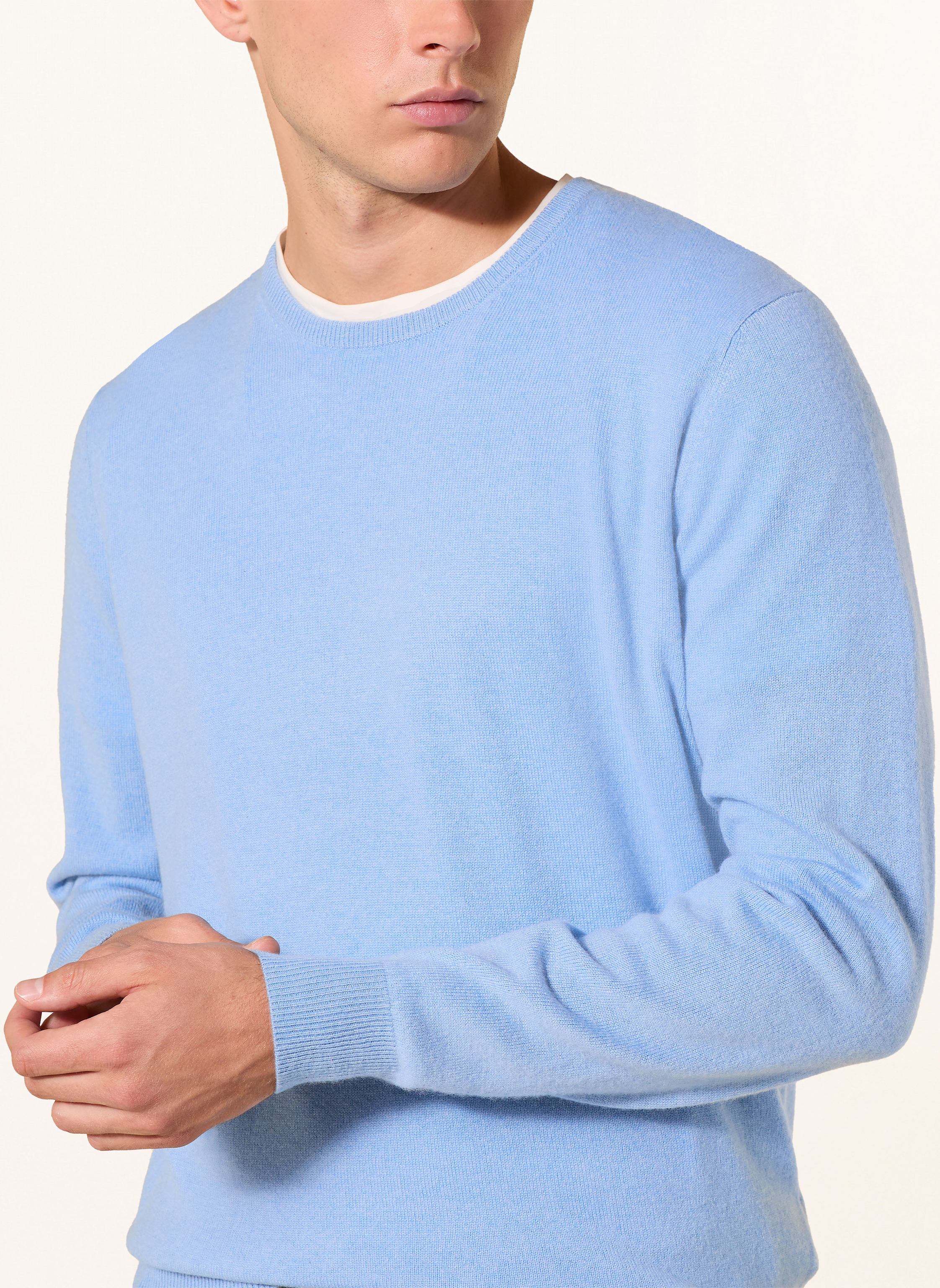 Thumbnail - Strokesman's Cashmere-Pullover blau