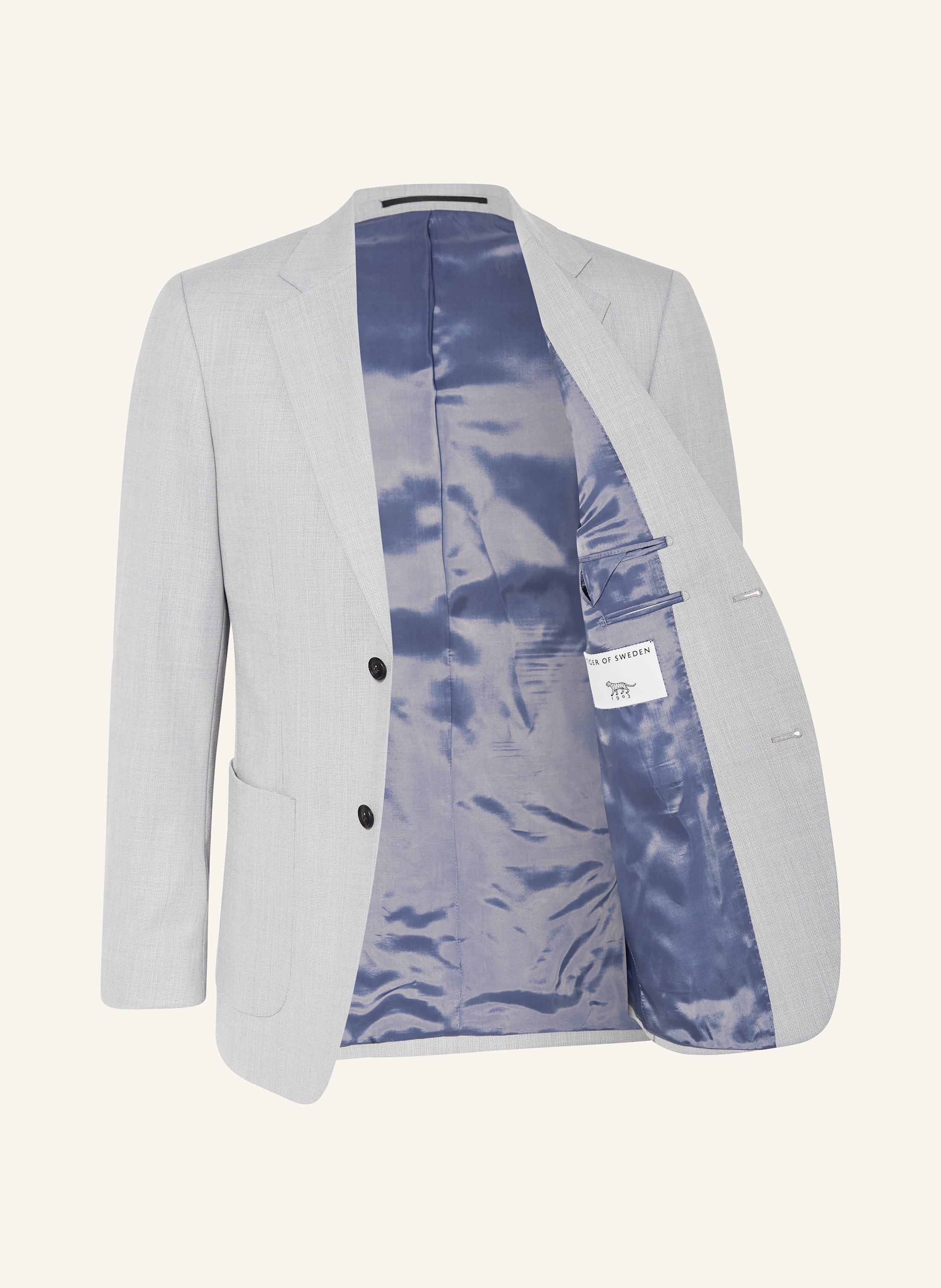 Thumbnail - Tiger Of Sweden Anzugsakko Justin P Slim Fit blau