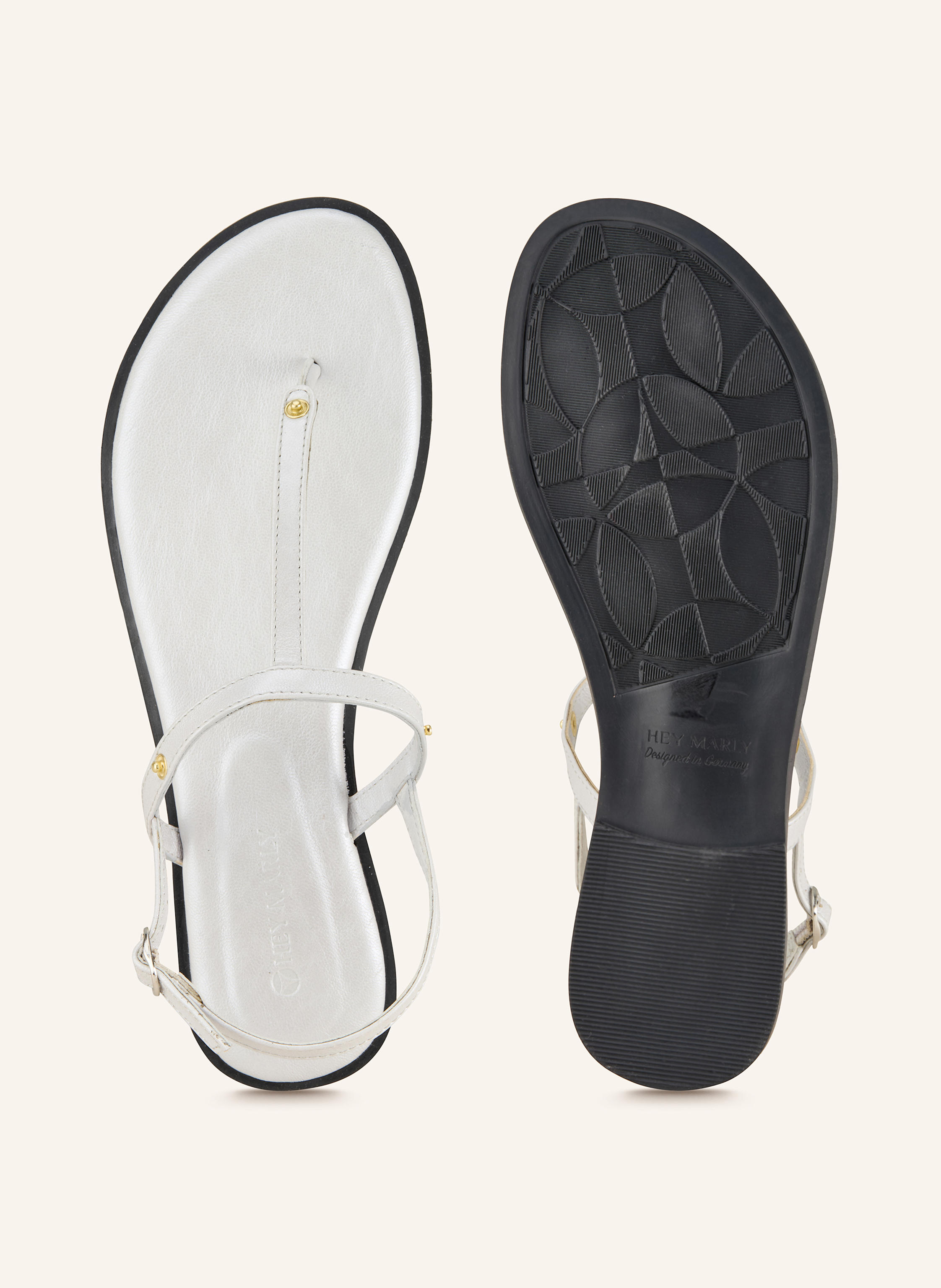 Thumbnail - Hey Marly Sandalen-Basis Classic silber