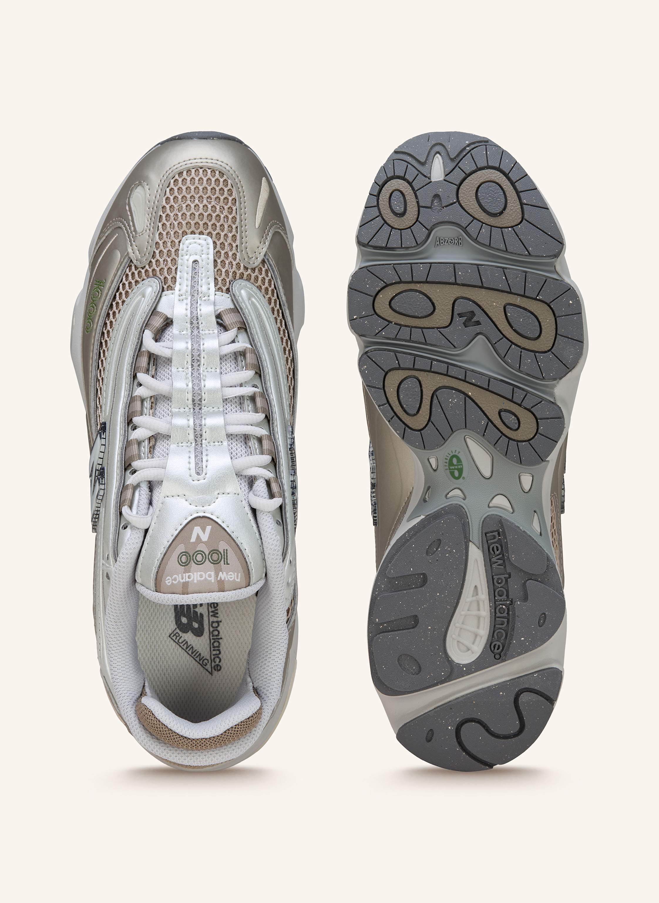 Thumbnail - New Balance Sneaker 1000 silber