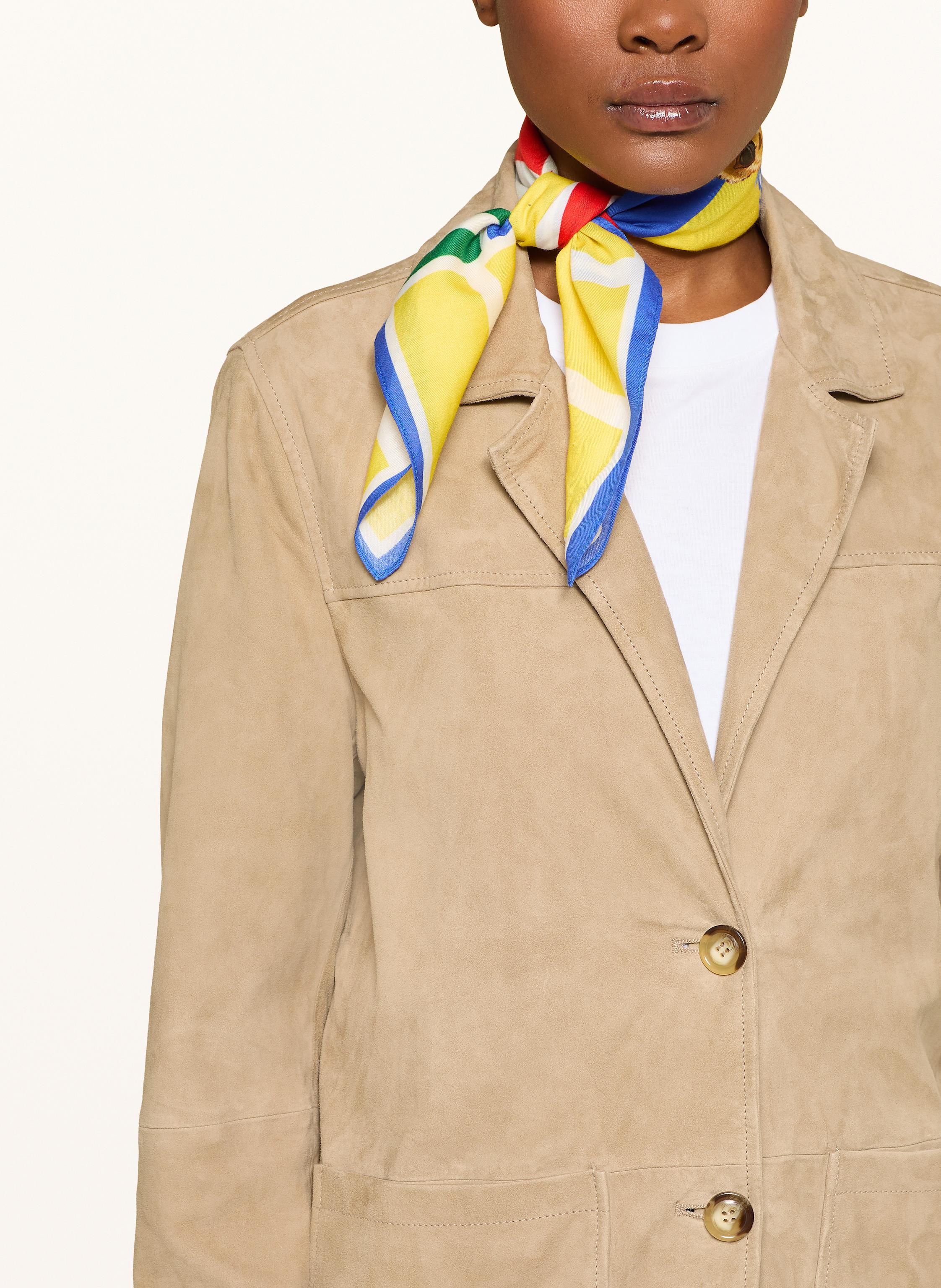 Thumbnail - Mrs & Hugs Lederblazer beige