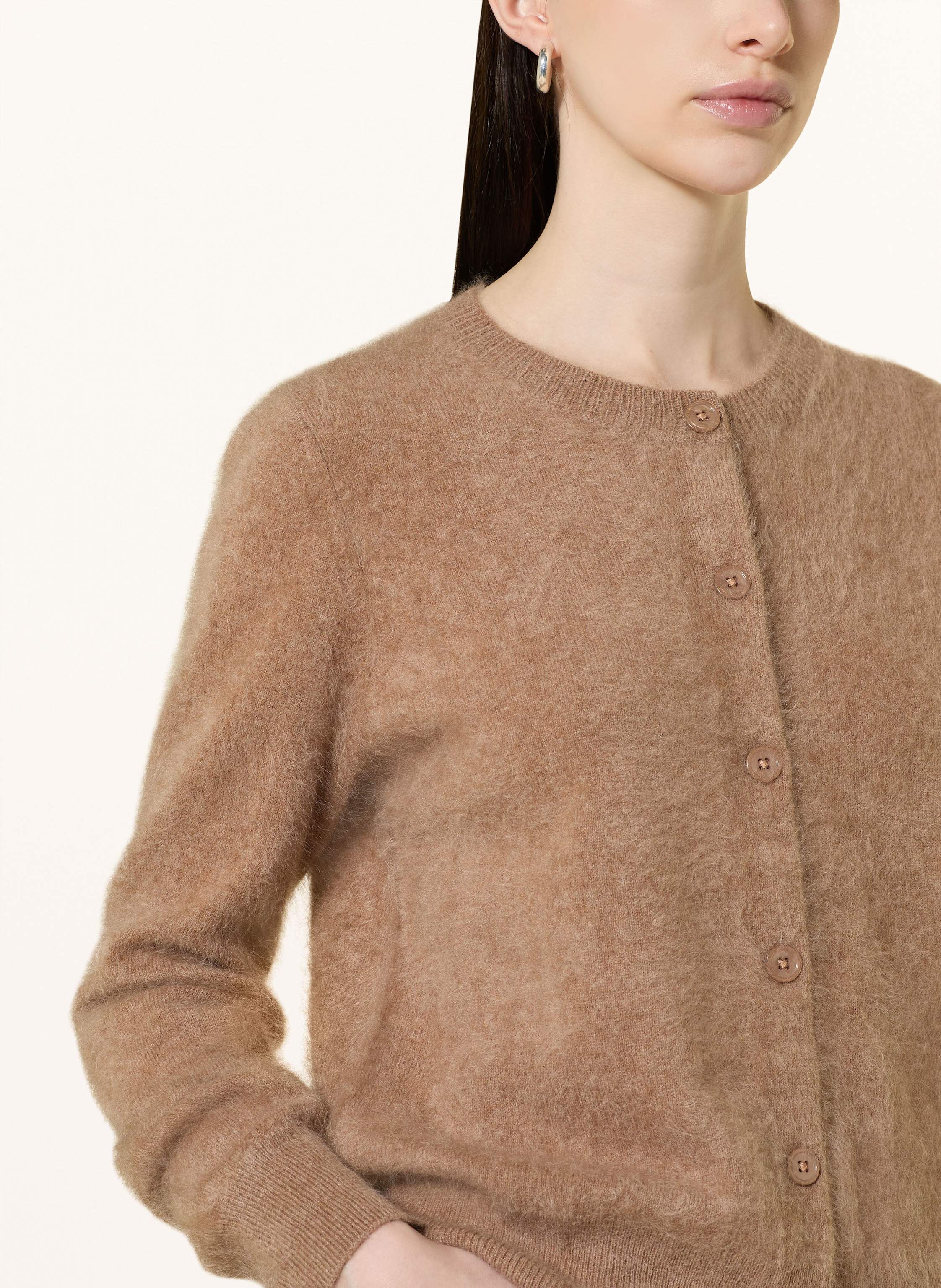 Thumbnail - Lilienfels Strickjacke Aus Cashmere braun
