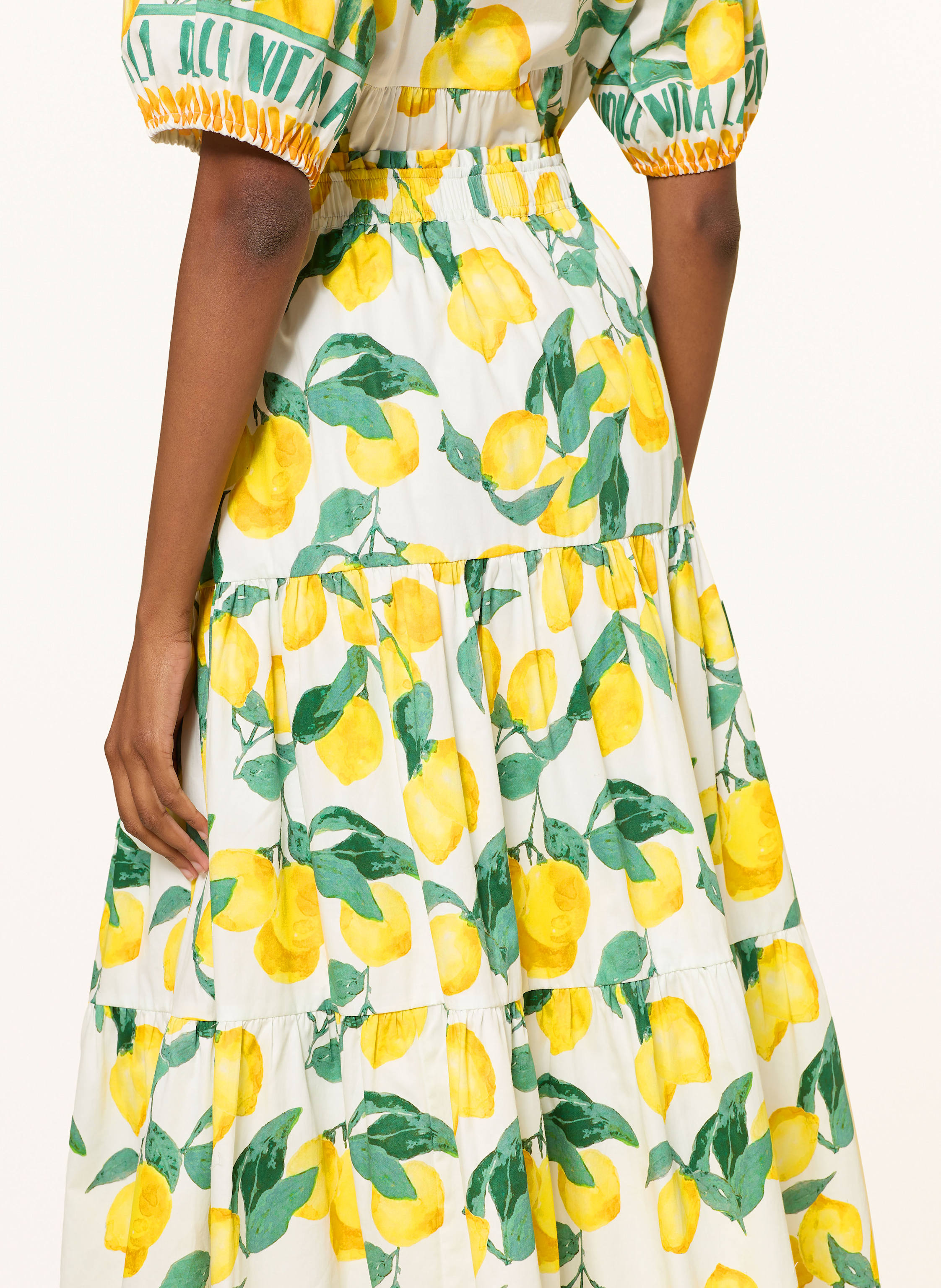 Thumbnail - Mrs & Hugs Rock Mit Volants gelb