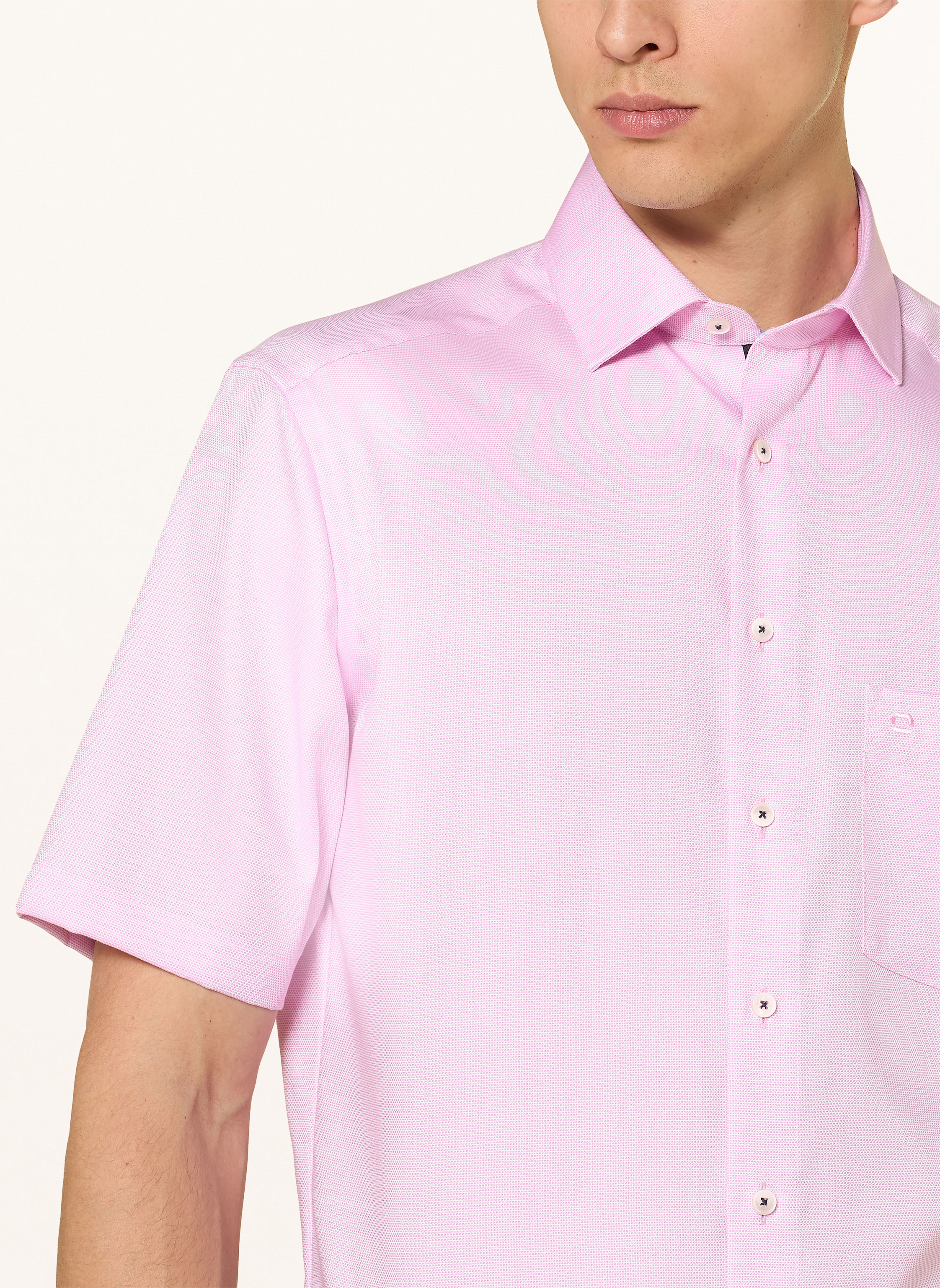 Thumbnail - Olymp Kurzarm-Hemd Luxor Modern Fit pink