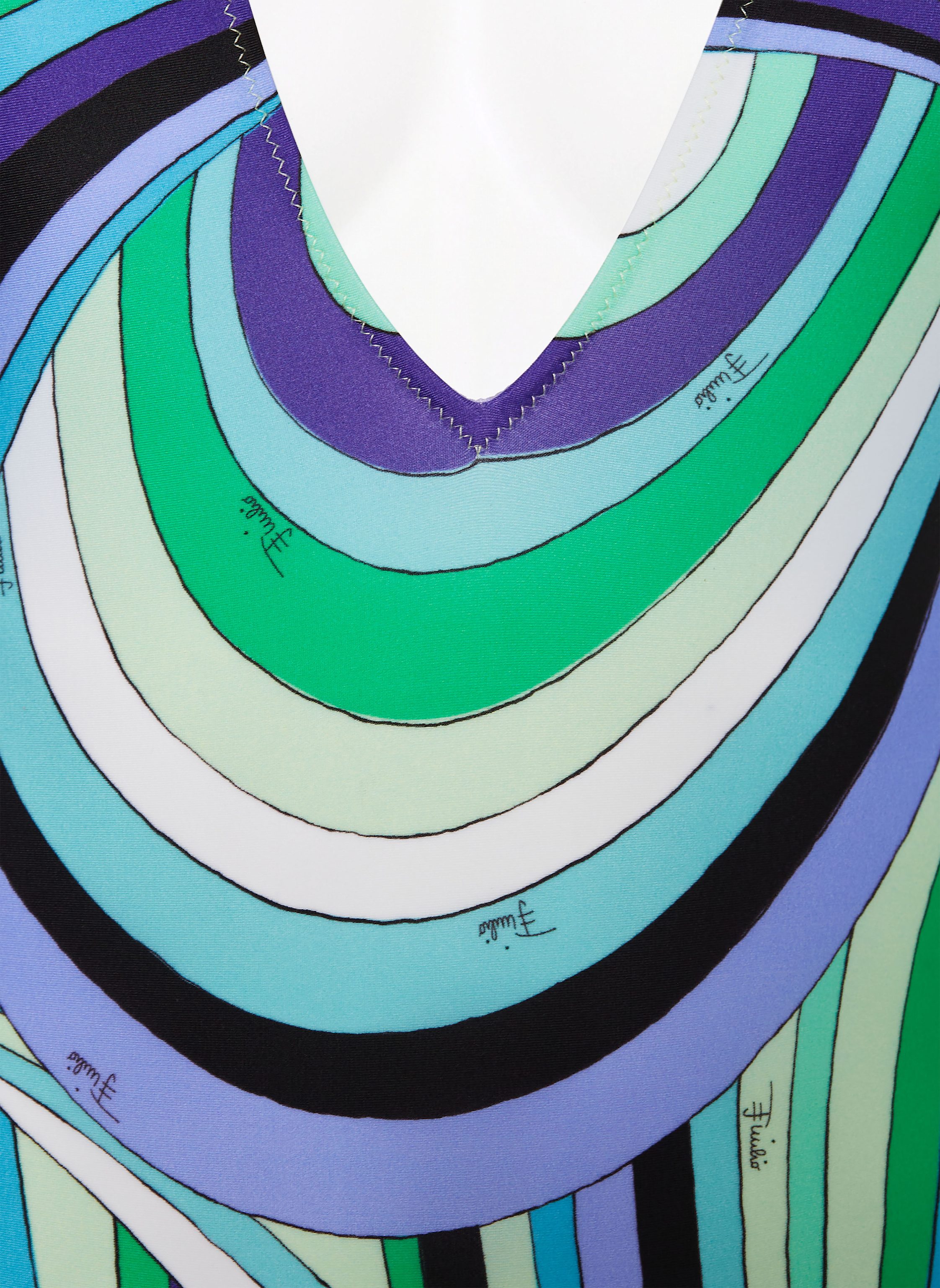 Thumbnail - Pucci Badeanzug blau