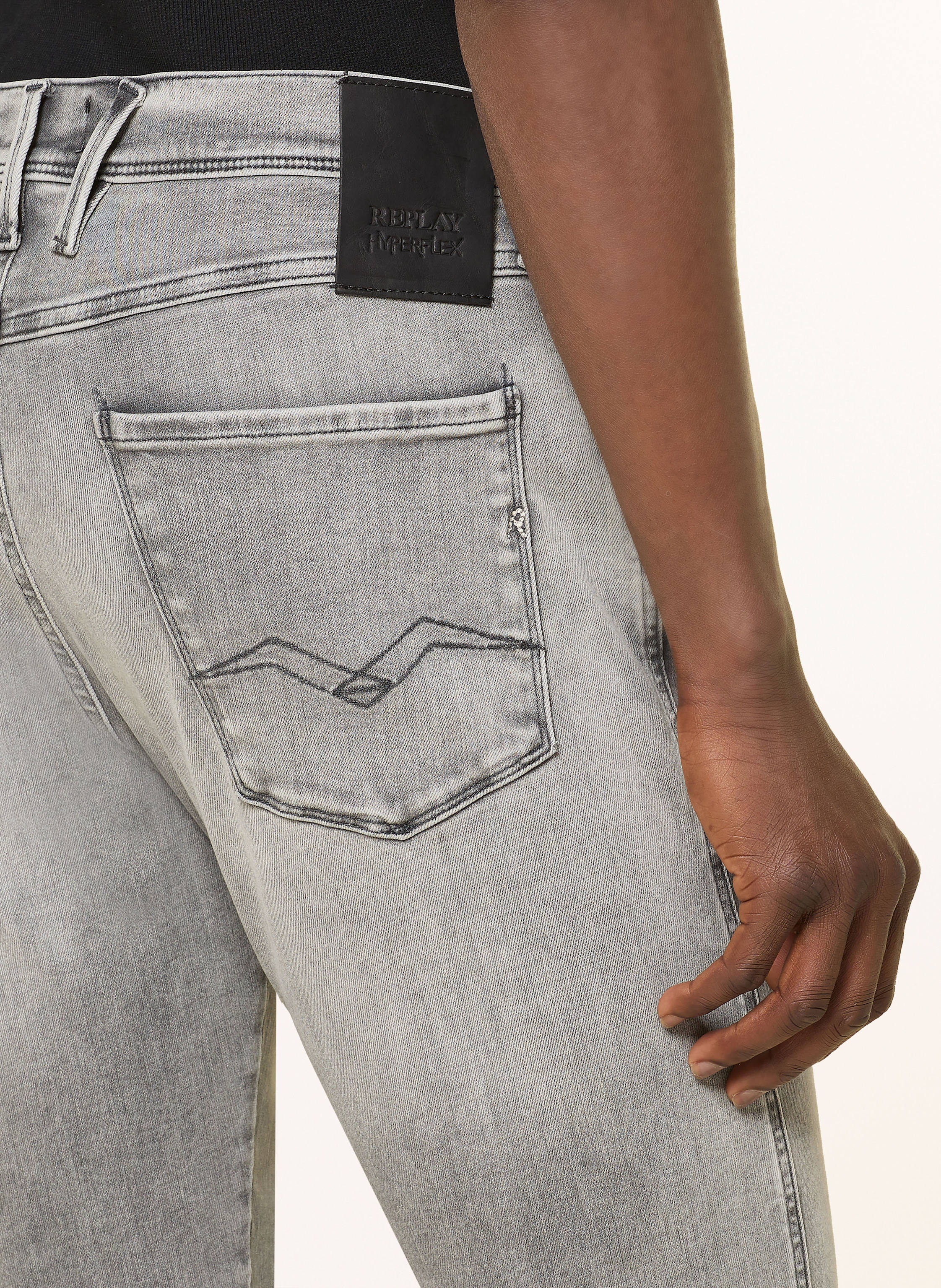 Thumbnail - Replay Jeans Anbass Slim Fit grau