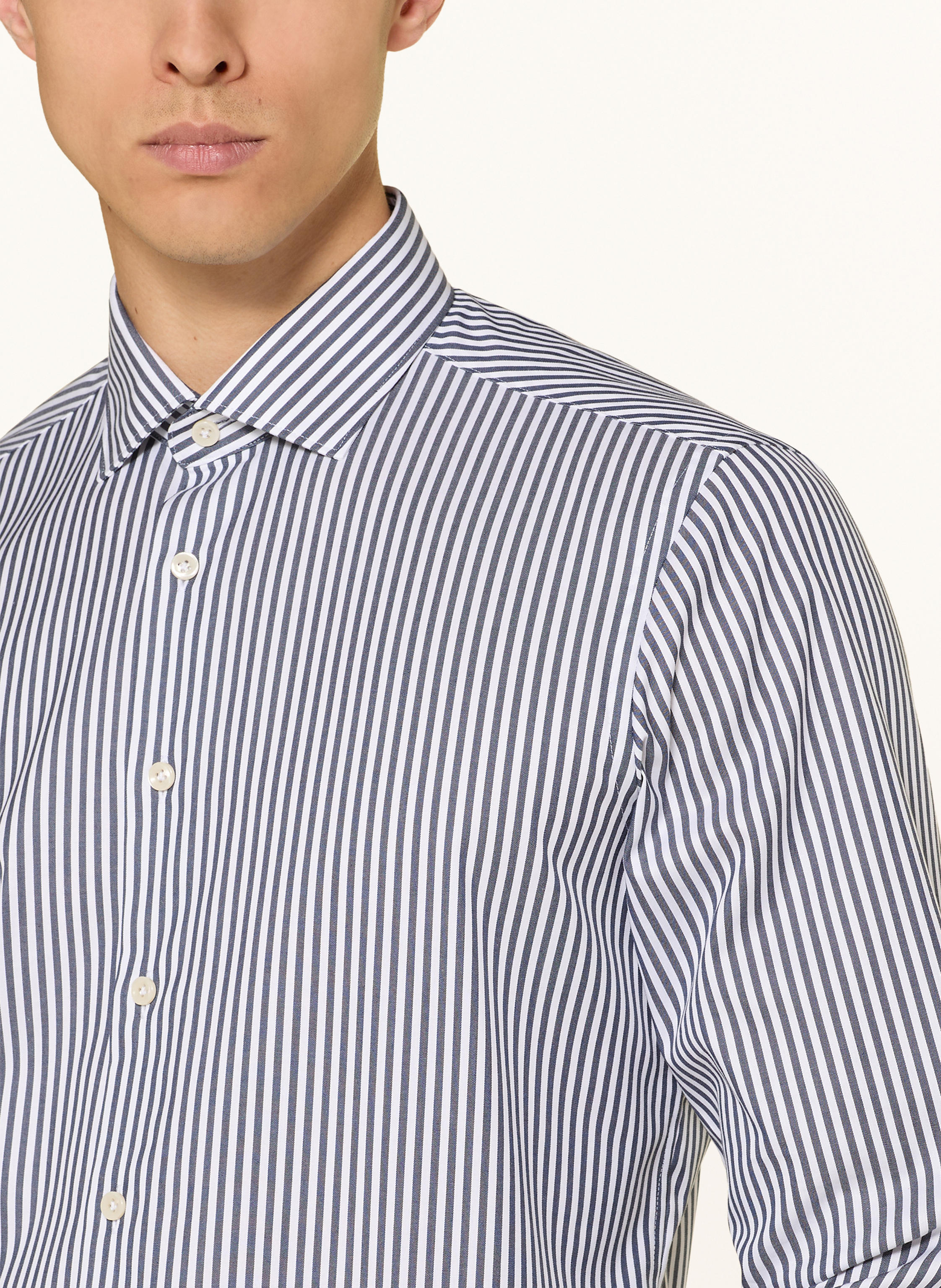 Thumbnail - Olymp Signature Hemd Tailored Fit blau