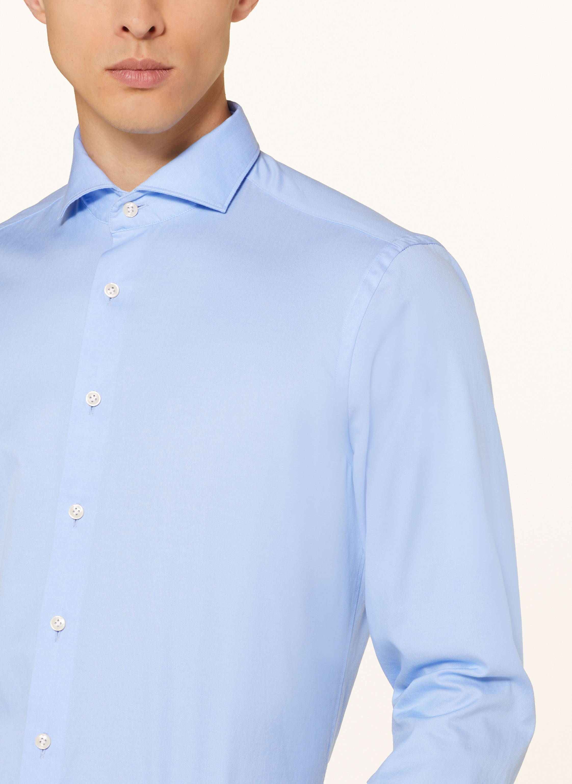 Thumbnail - Olymp Signature Hemd Casual Tailored Fit blau