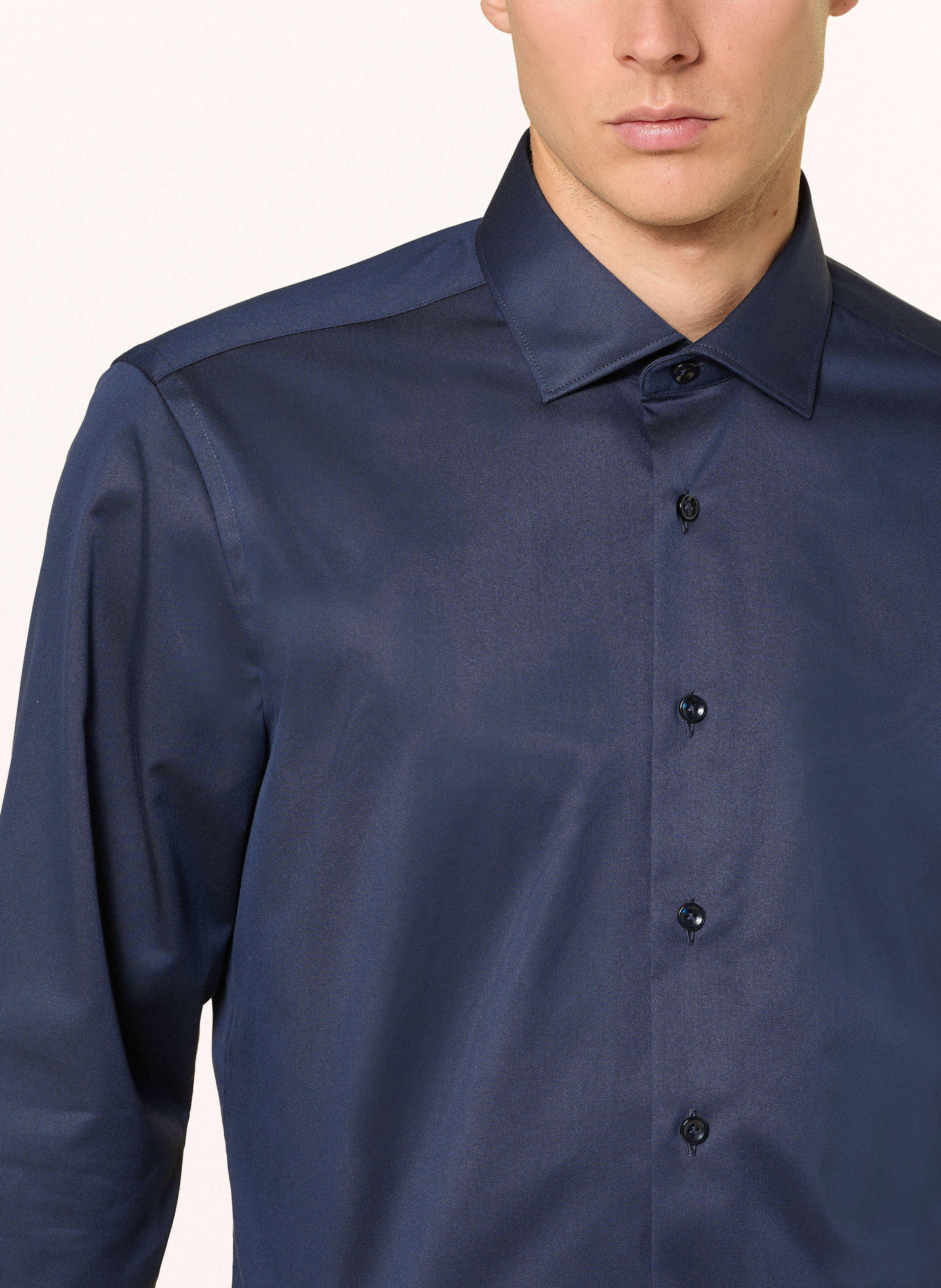 Thumbnail - Olymp Signature Hemd Tailored Fit blau