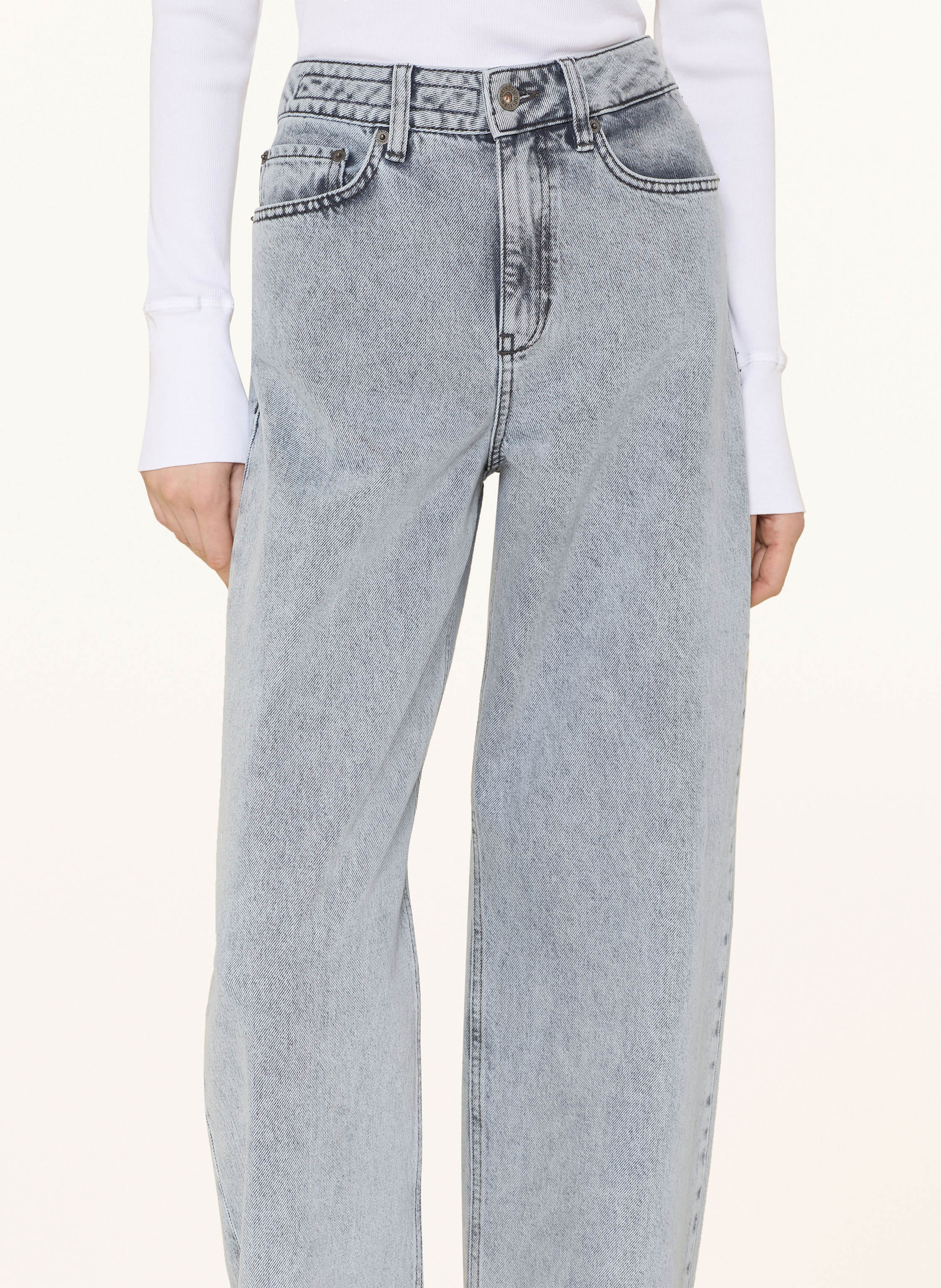 Thumbnail - Drykorn Wide Leg Jeans Medley blau