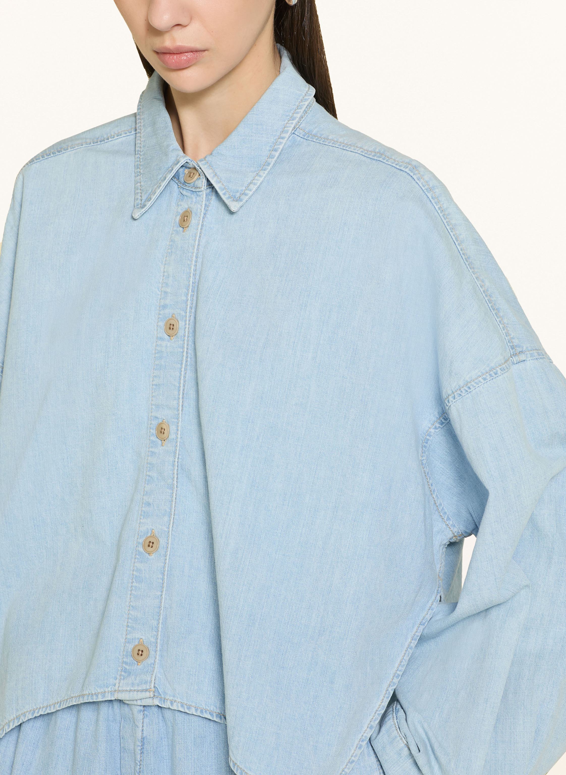 Thumbnail - Drykorn Jeansbluse Oshia blau