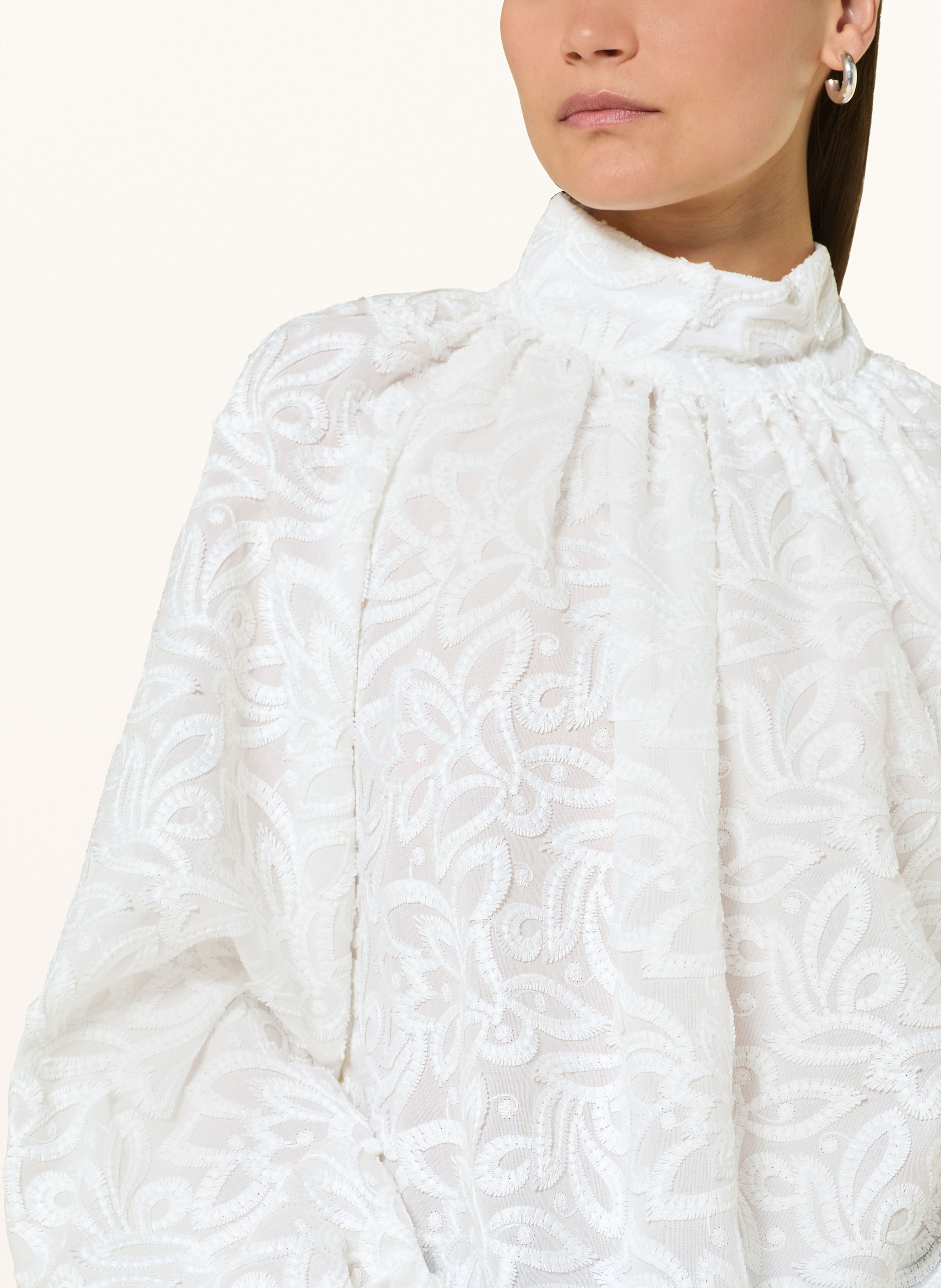 Thumbnail - Drykorn Blusenshirt Dumonda Aus Spitze weiss