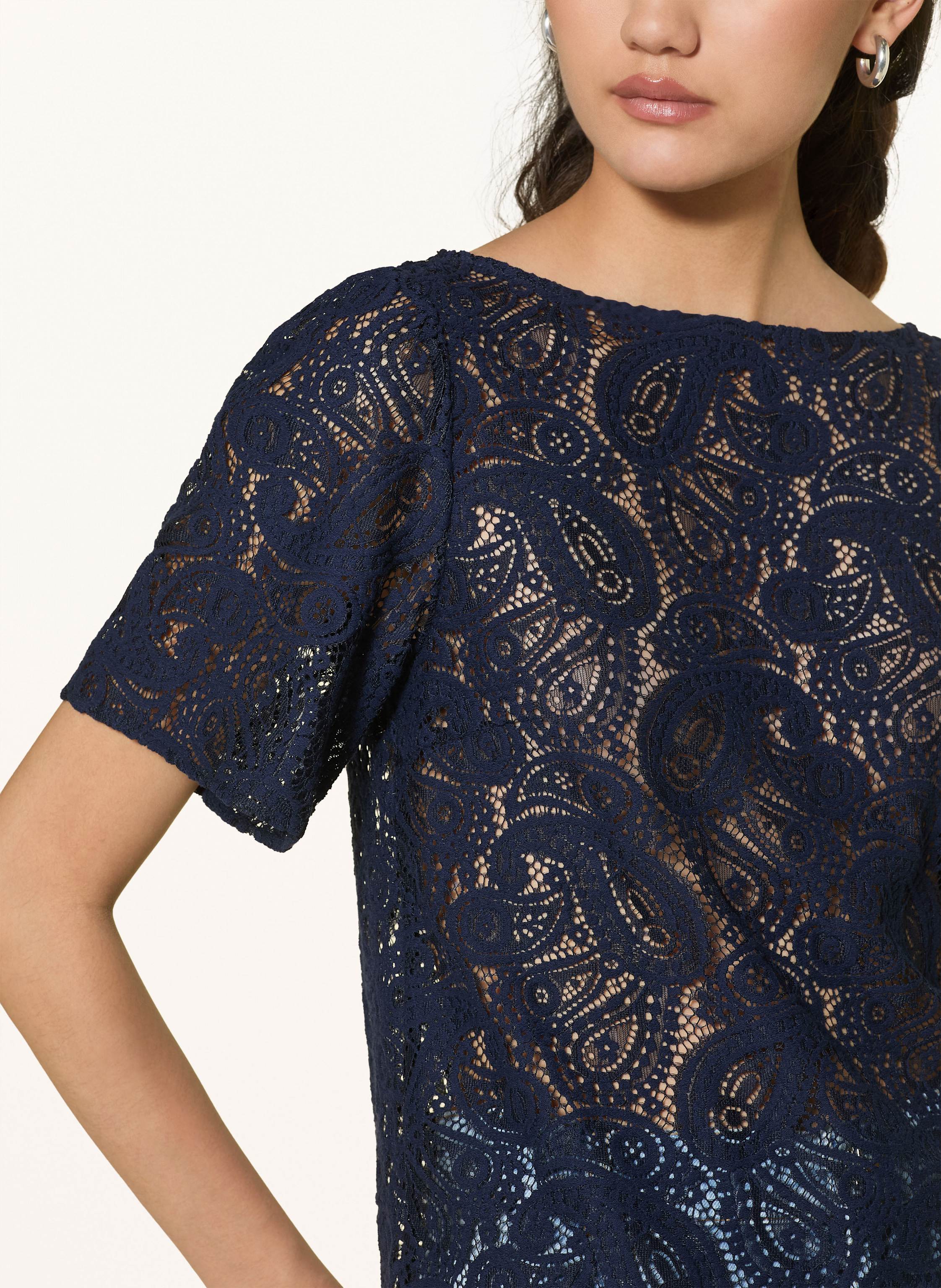 Thumbnail - Baum Und Pferdgarten T-Shirt Mera Aus Spitze blau